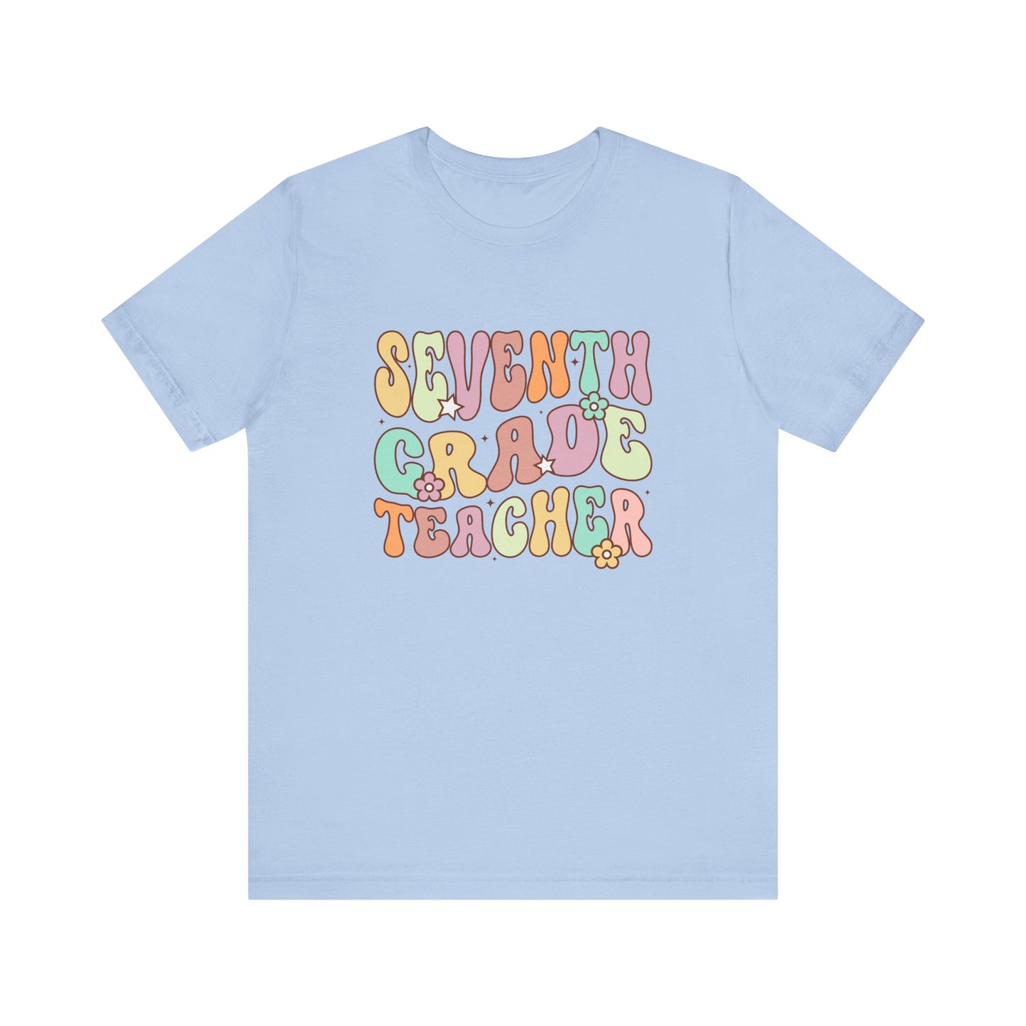 Seventh Grade Teacher Shirt/Bella Canvas/teacher shirt/7th grade teacher/back to school/new teacher shirt/seventh grade team shirt