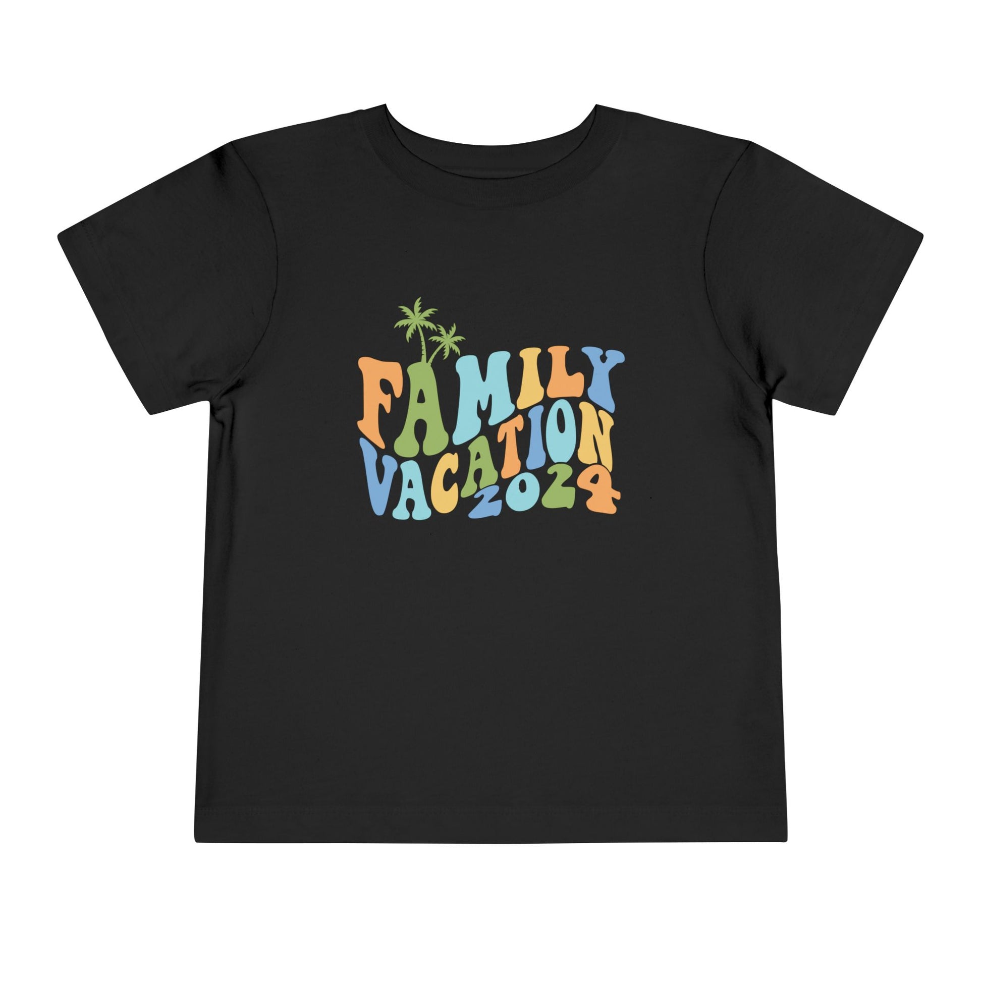 Family Vacation 2024 Matching Toddler Short Sleeve Tee