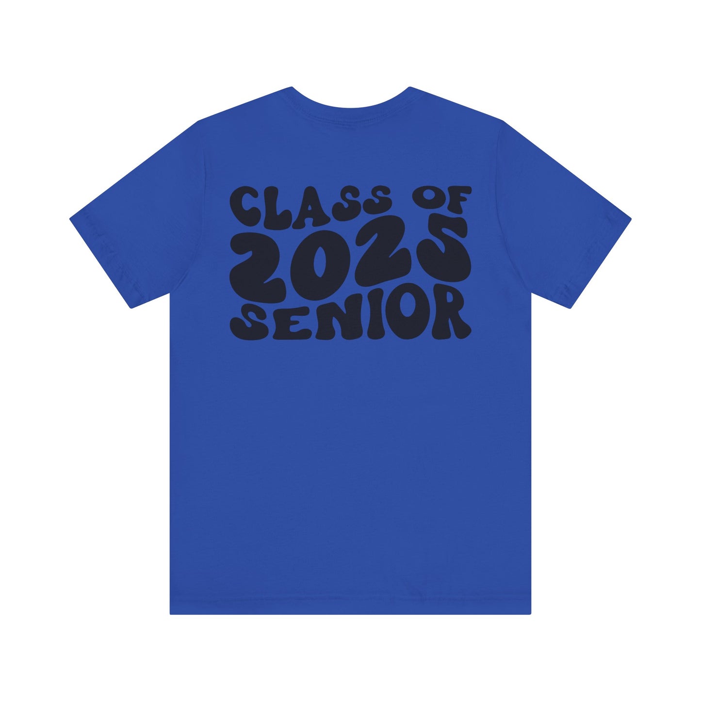 Senior 2025 Front and Back Design Short Sleeve Tee/Panthers 2025