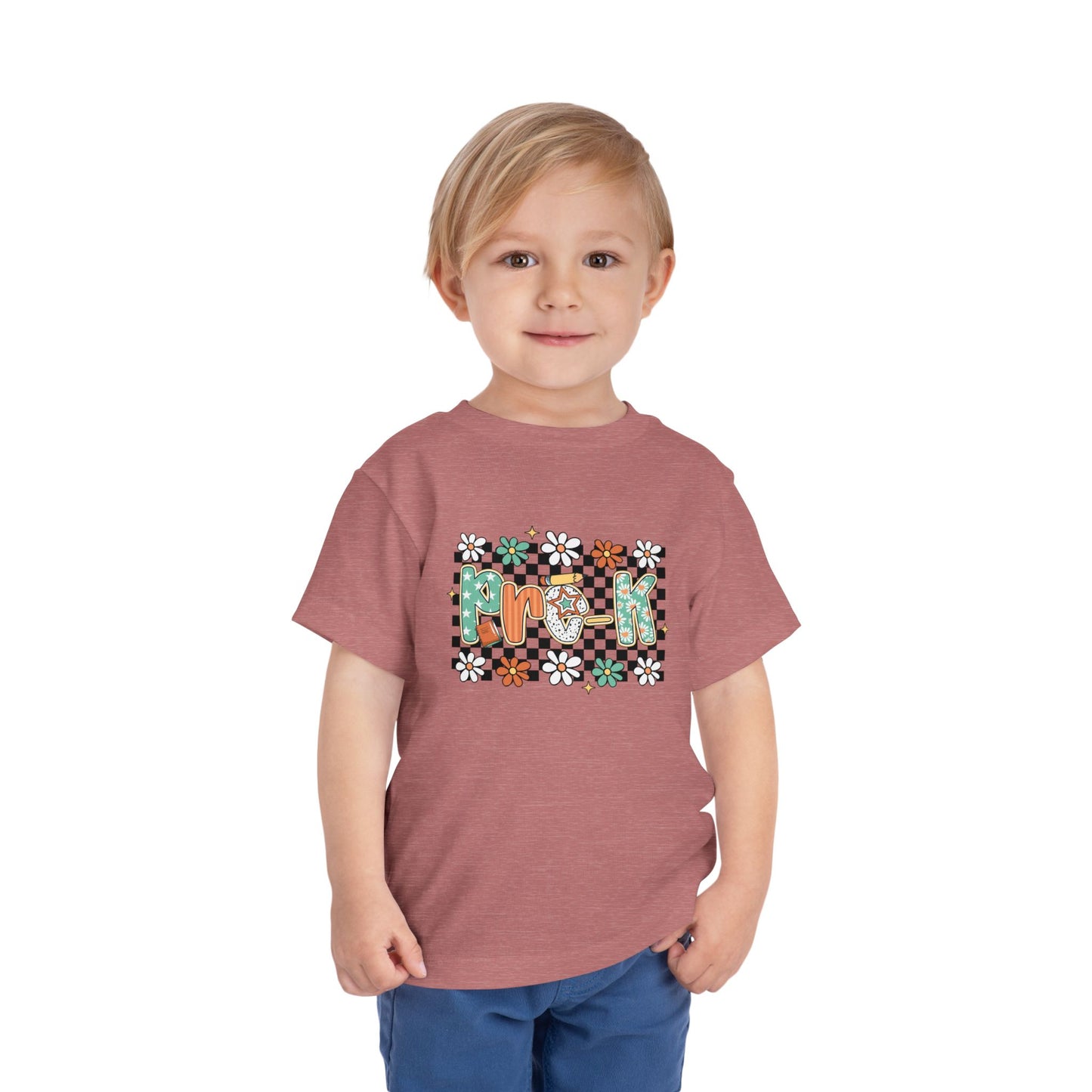 Prek Kids Tee - Toddler Short Sleeve Tee, Preschool T-Shirt, Children's Graphic Tee, Back to School Shirt, Kids Clothing