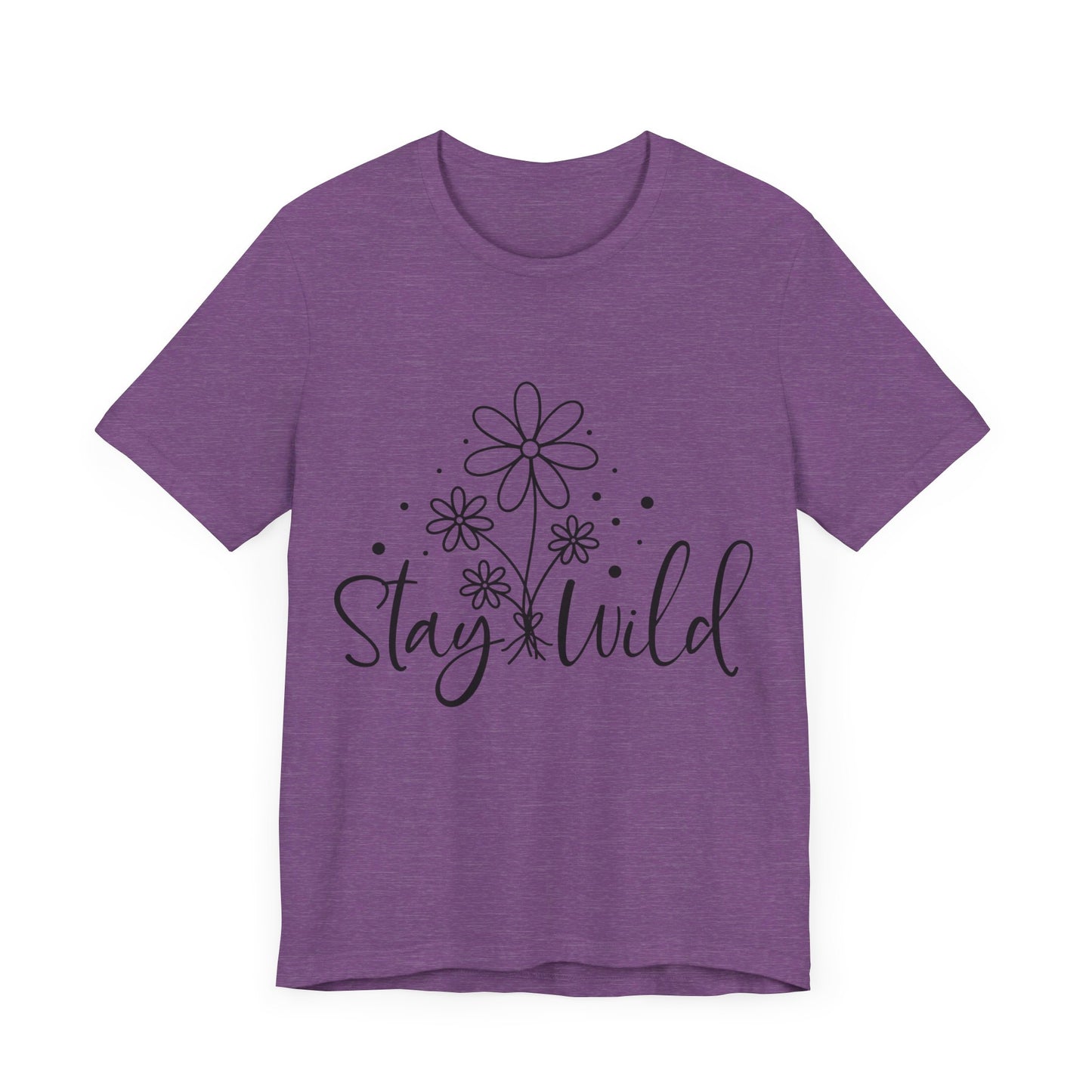 Stay Wild Jersey Short Sleeve Tee