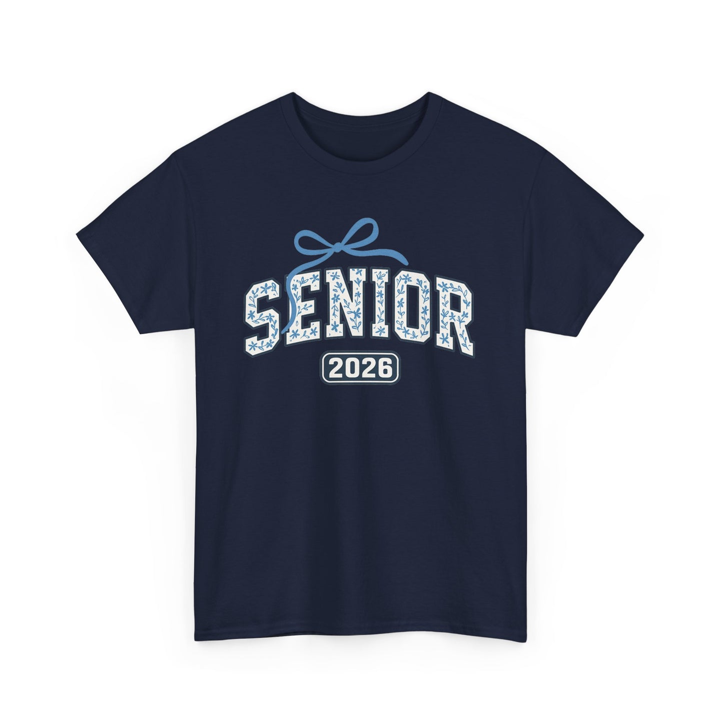 Senior 2026 Unisex Heavy Cotton Tee, Graduation Shirt, Class of 2026, Trendy Tee, School Spirit Wear, Gift for Seniors