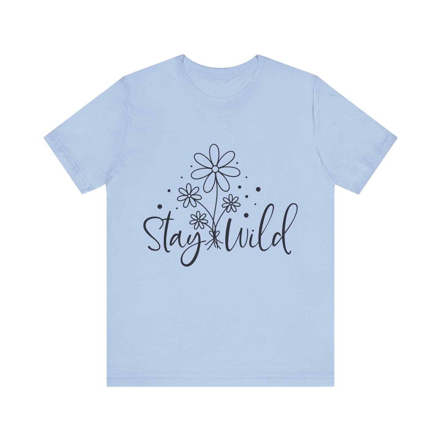 Stay Wild Jersey Short Sleeve Tee