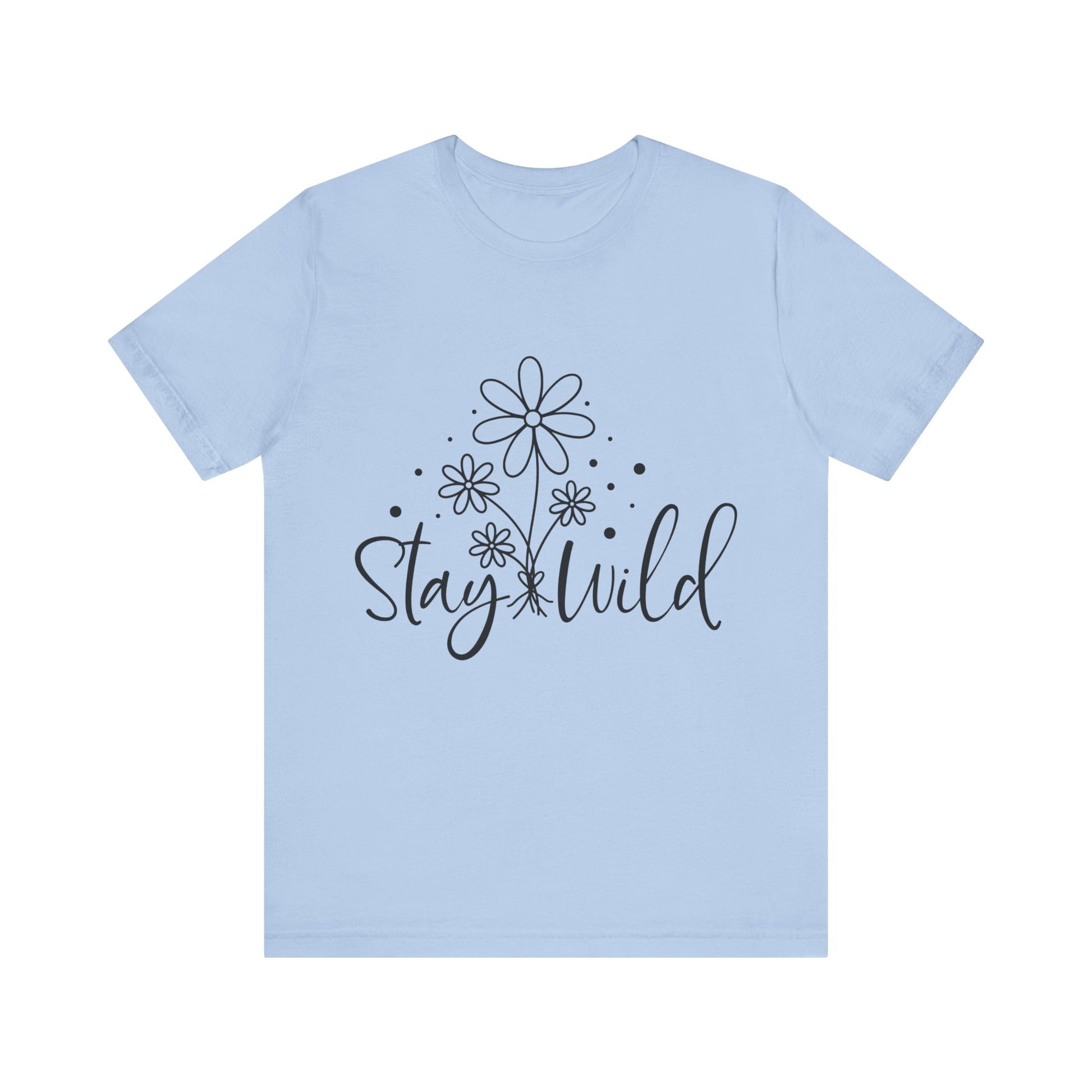 Stay Wild Jersey Short Sleeve Tee