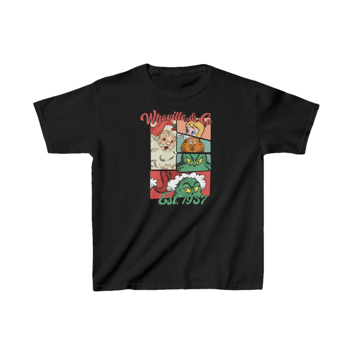 Christmas Movie Kids Tee/Holiday Movie Tee/ Grinch/Whoville