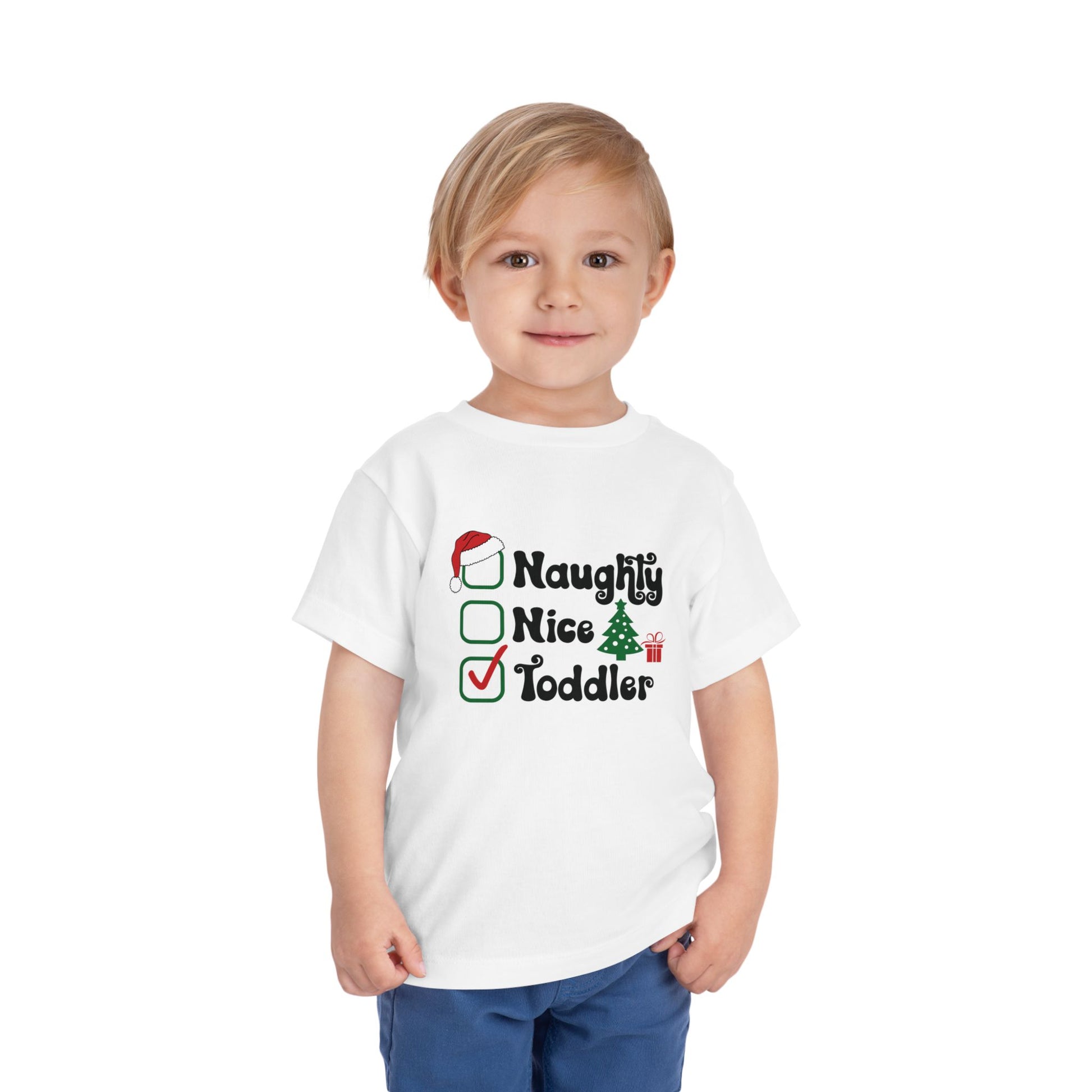 Christmas Toddler Short Sleeve Tee/ Toddler Christmas Tee
