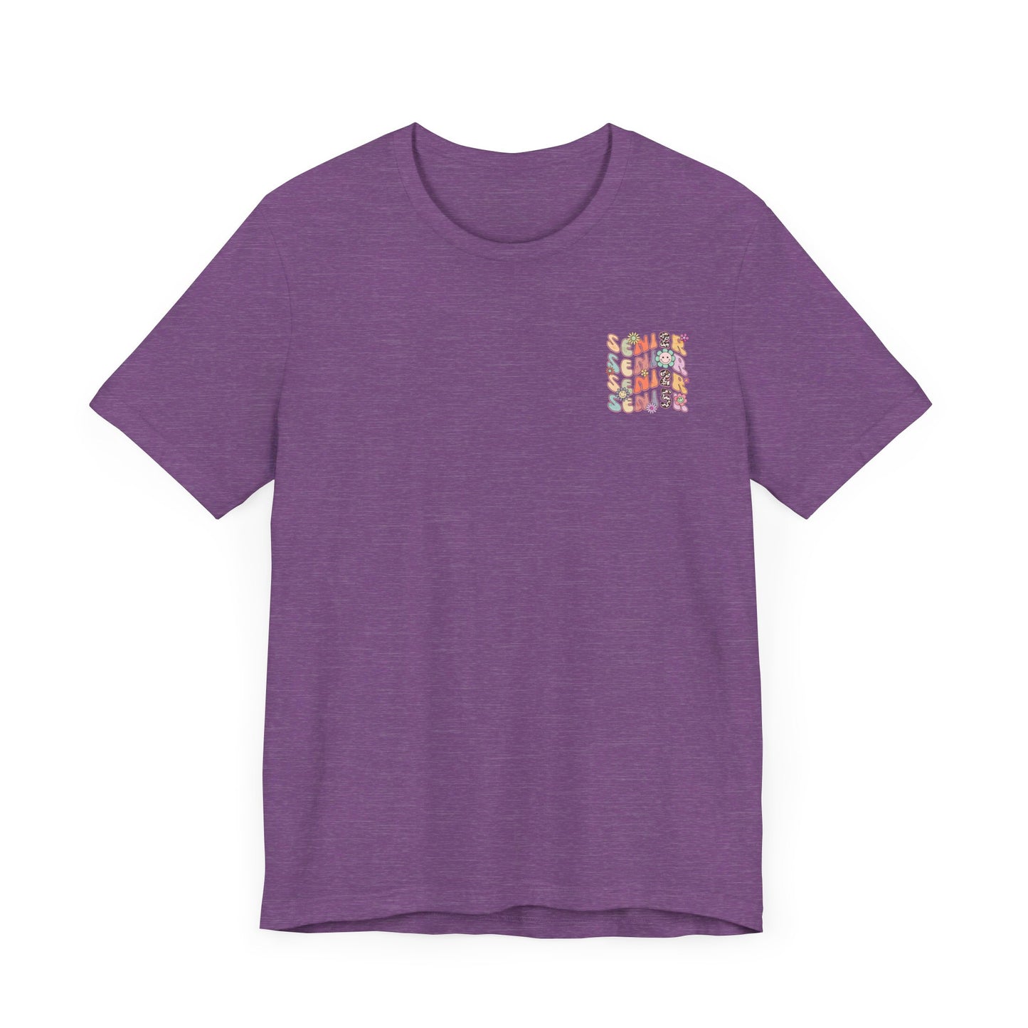 Senior 2025 Bella Canvas Unisex Garment-Dyed T-shirt/Front and back design/Senior 2025/Class of 2025/Graduation class of 2025/gift for her