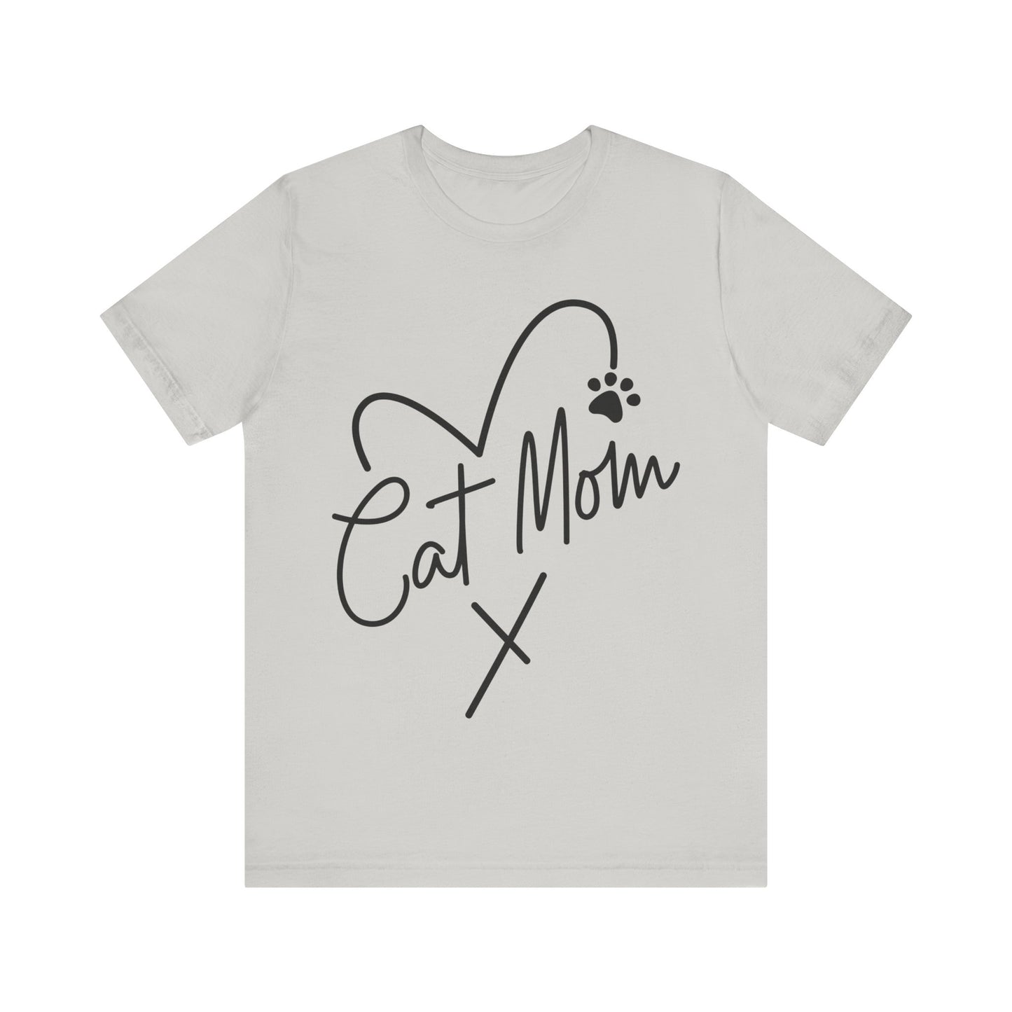 Cat Mom Short Sleeve T-Shirt