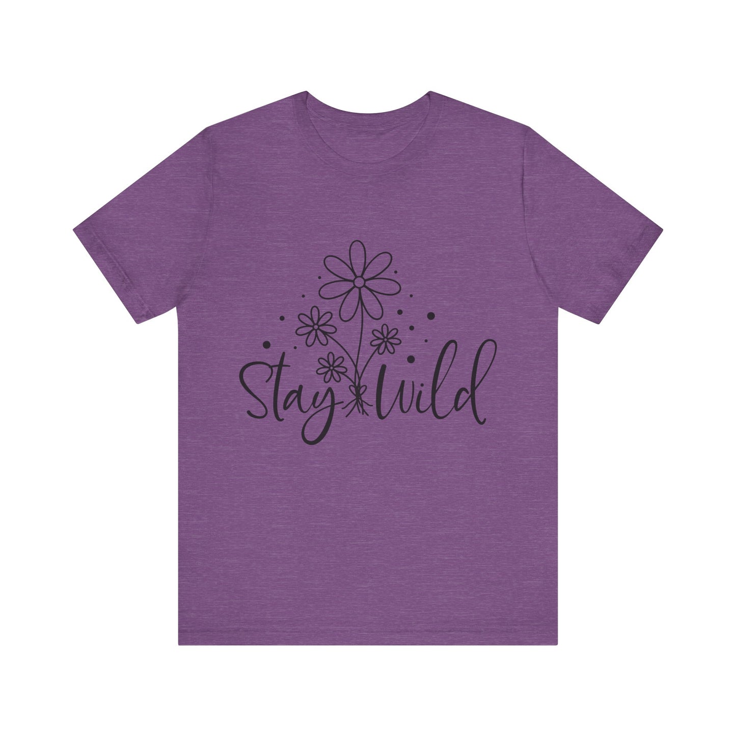 Stay Wild Jersey Short Sleeve Tee