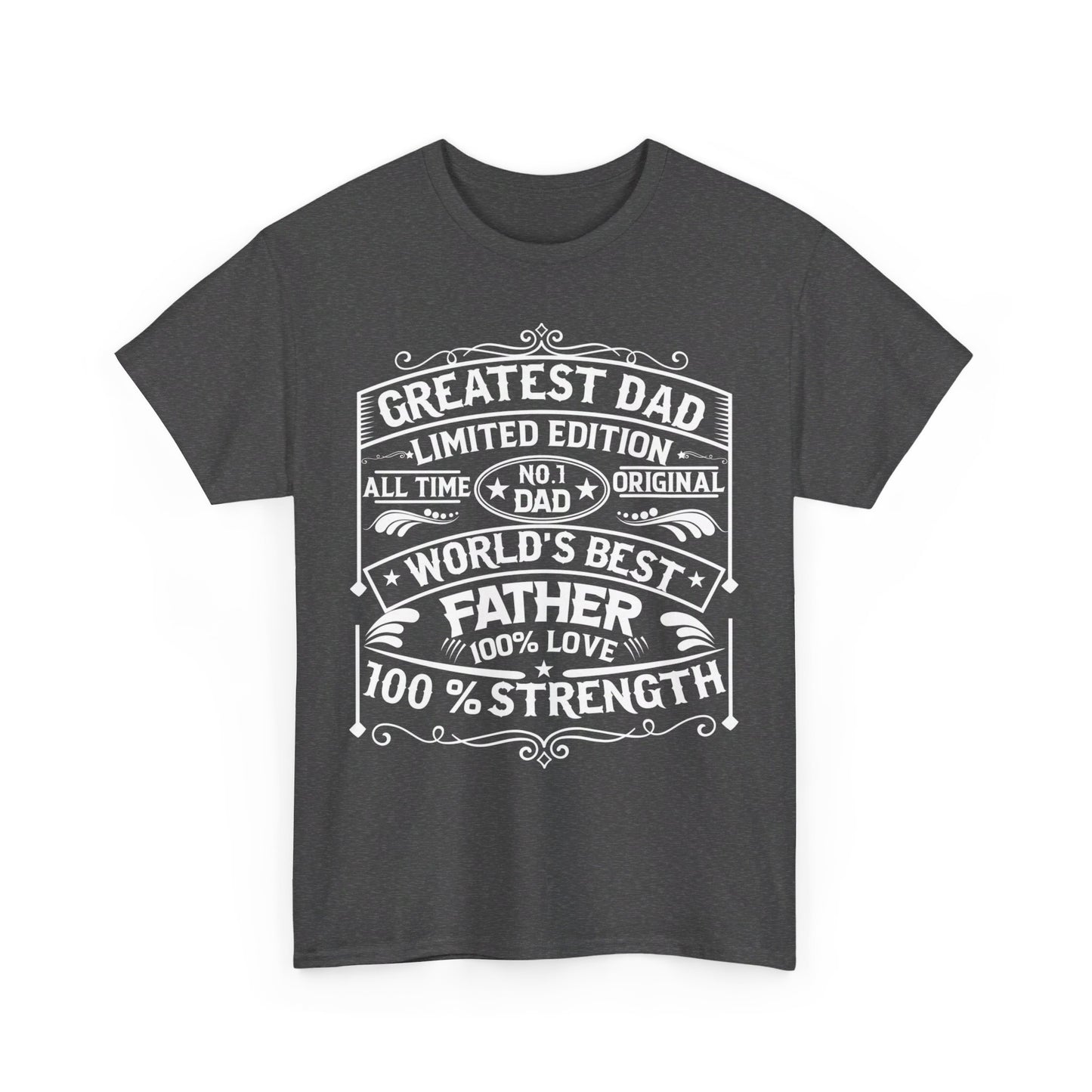 Greatest Dad Unisex Heavy Cotton Tee