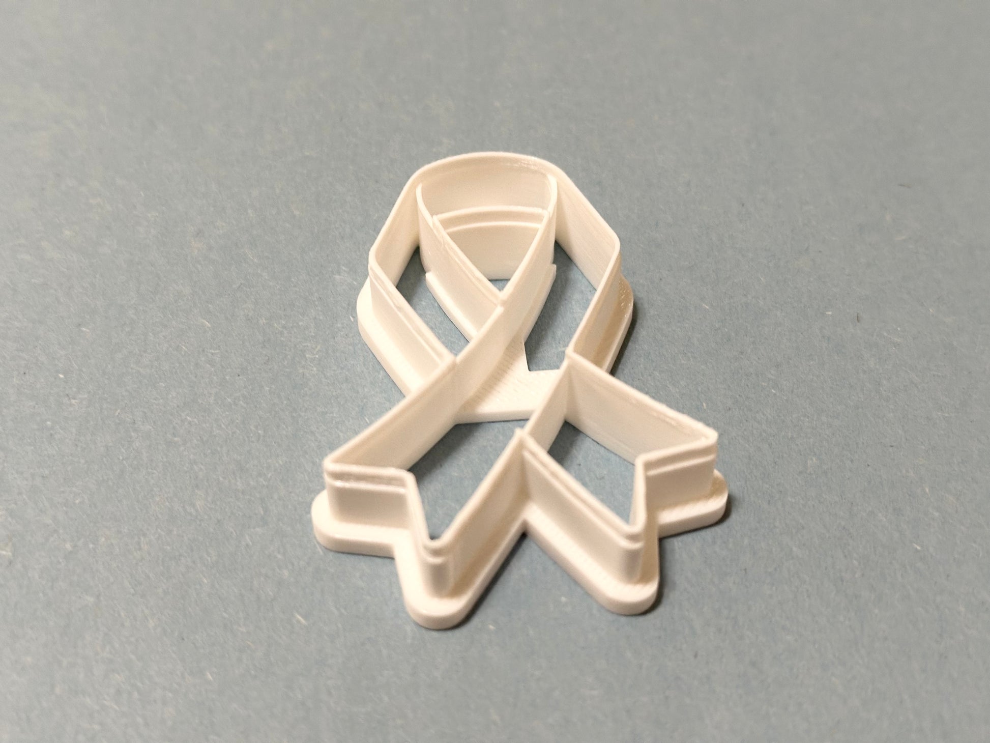 Cancer awareness cookie cutter with stamp