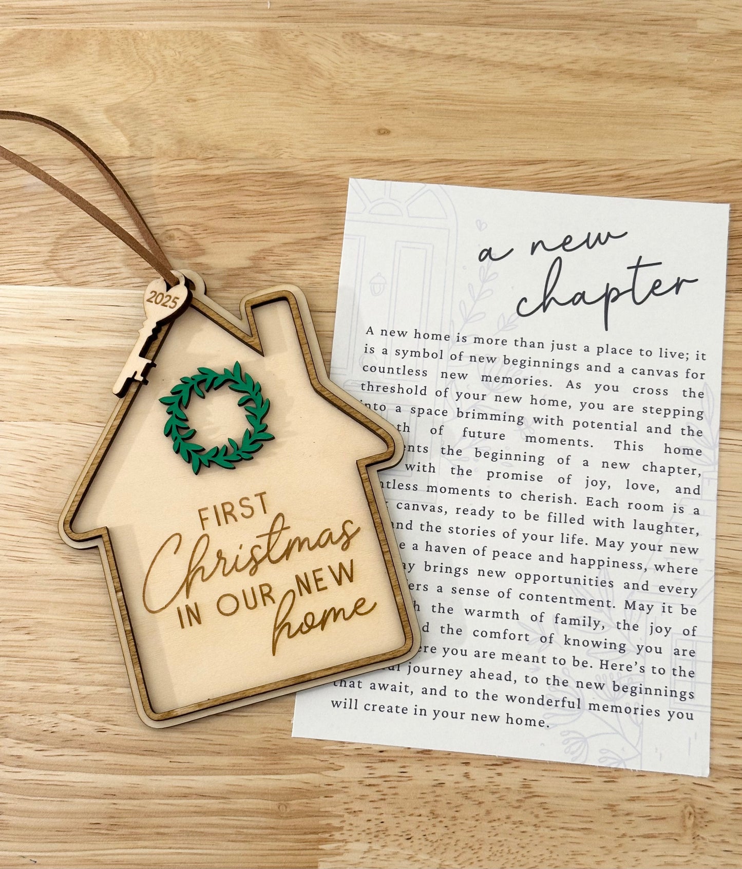 New Home Christmas Ornament, Gift ornament, New home ornament, Christmas gift
