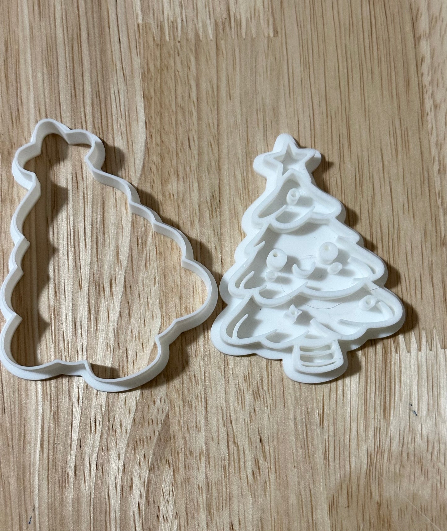 Christmas tree cookie cutter stamp, Christmas cookies, holiday cookie cutters