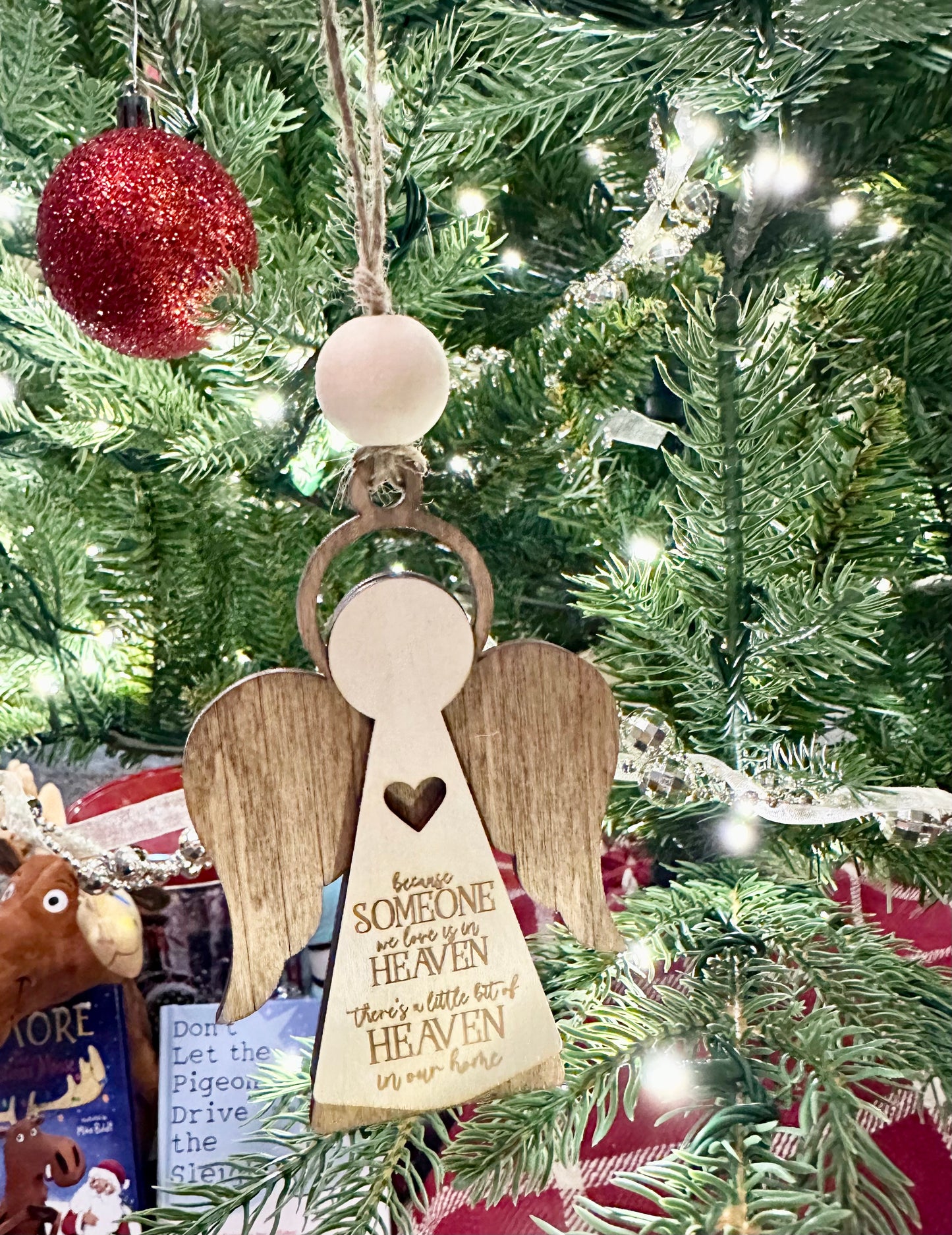 Angel Christmas Ornament, Memorial Hanging Ornament, Christmas ornament