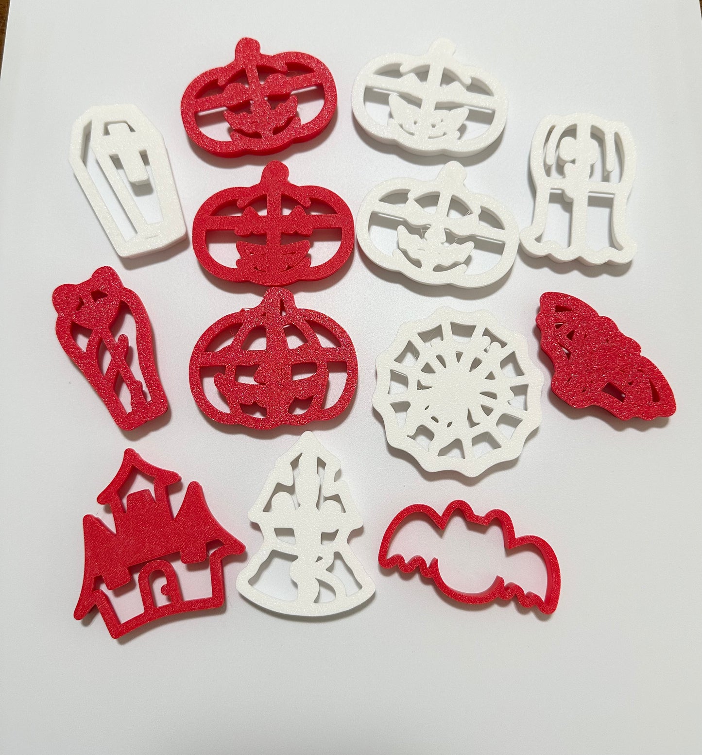 Halloween cookie cutters/ stamp set of 13