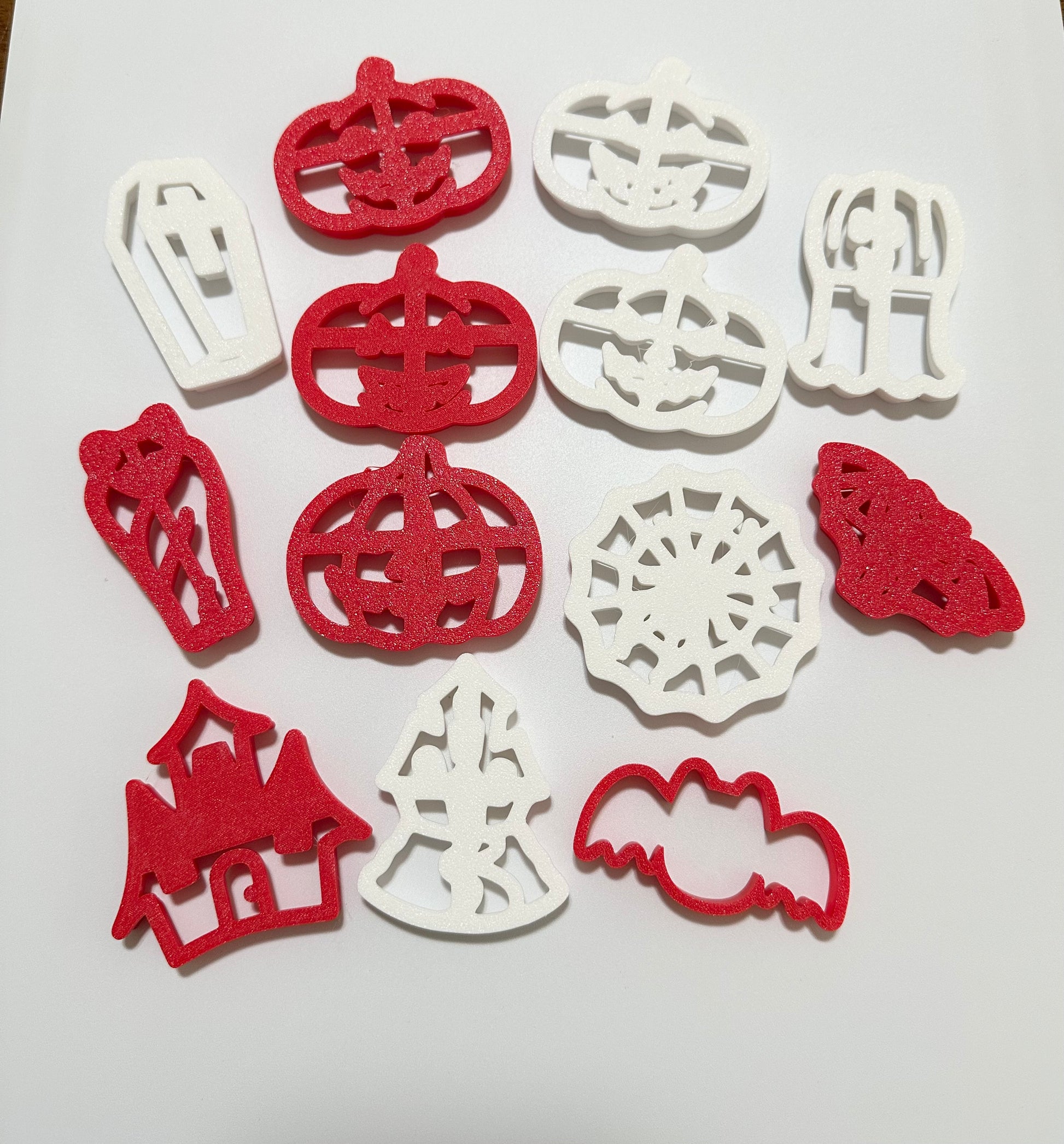 Halloween cookie cutters/ stamp set of 13