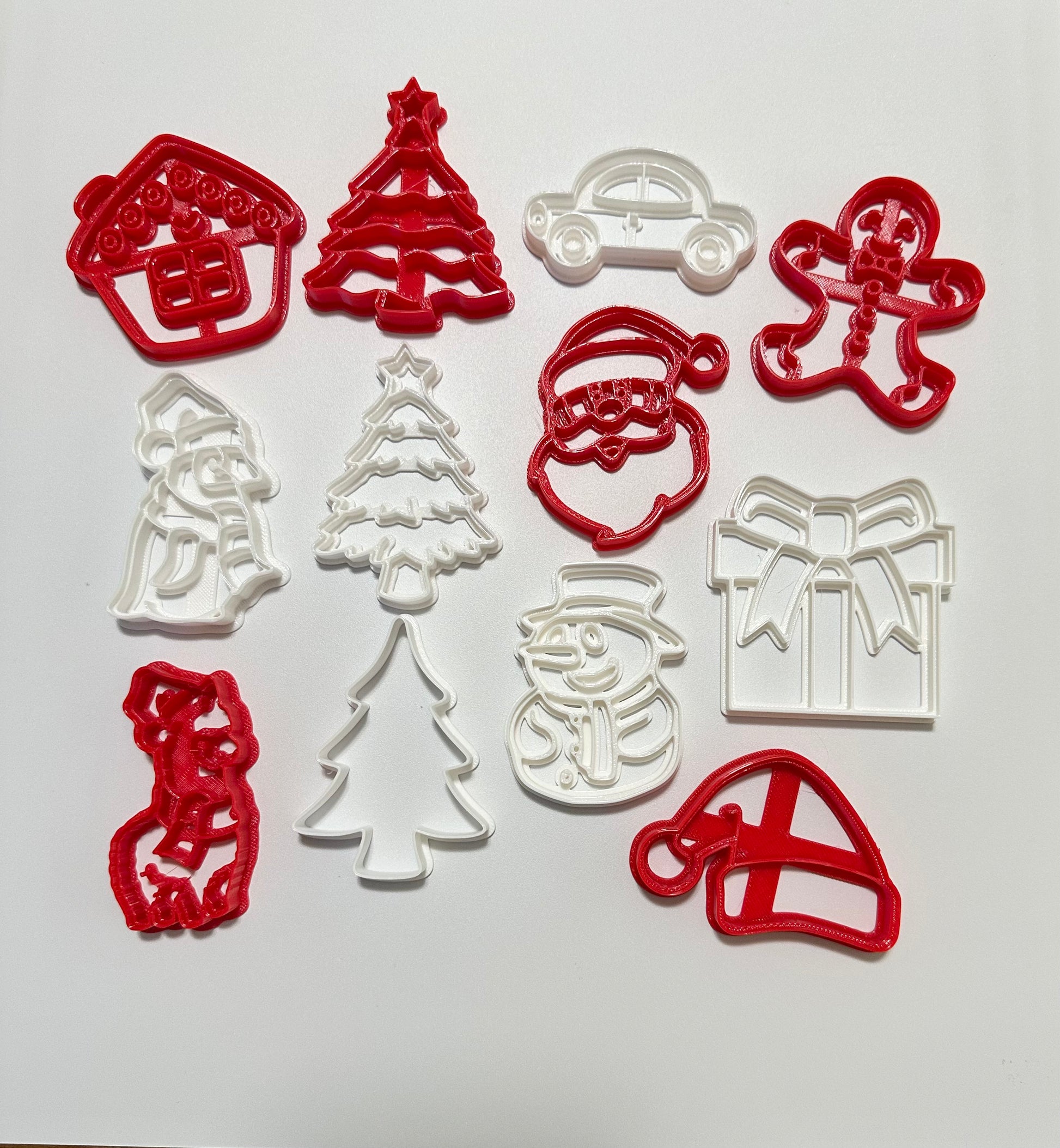 Christmas bundle cookie cutter/stamps/ set of 12