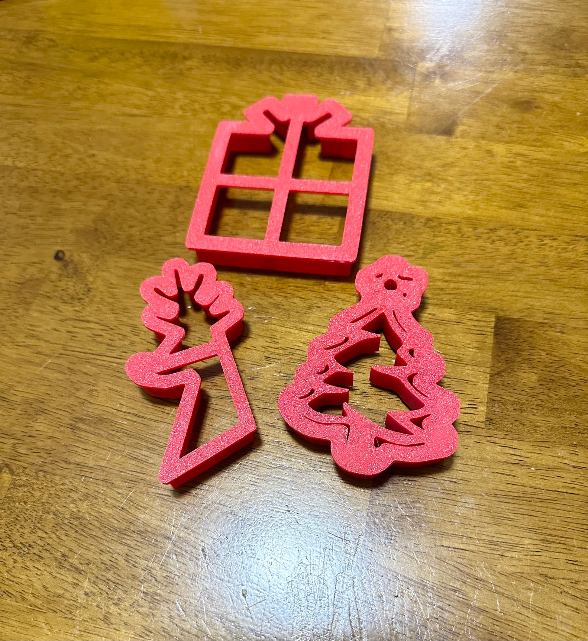 Christmas bundle cookie cutter/stamps/ present, reindeer, Christmas tree