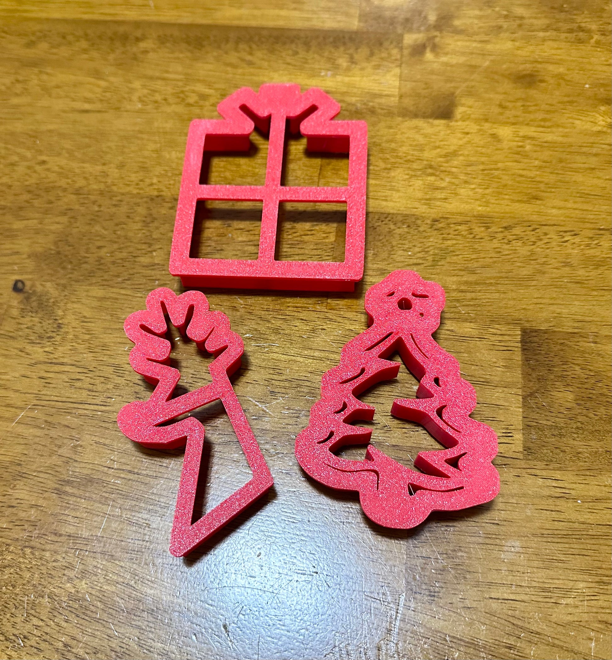 Christmas bundle cookie cutter/stamps/ present, reindeer, Christmas tree