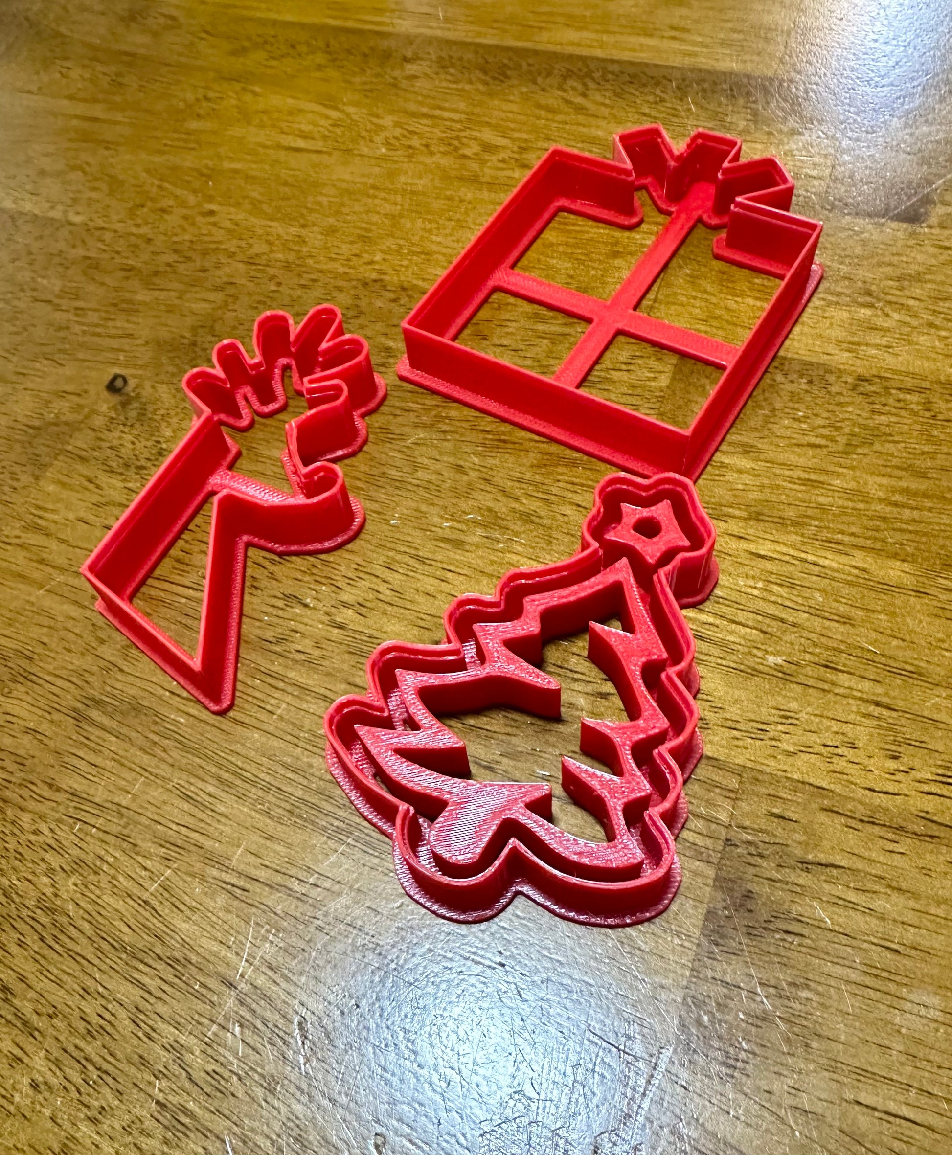 Christmas bundle cookie cutter/stamps/ present, reindeer, Christmas tree