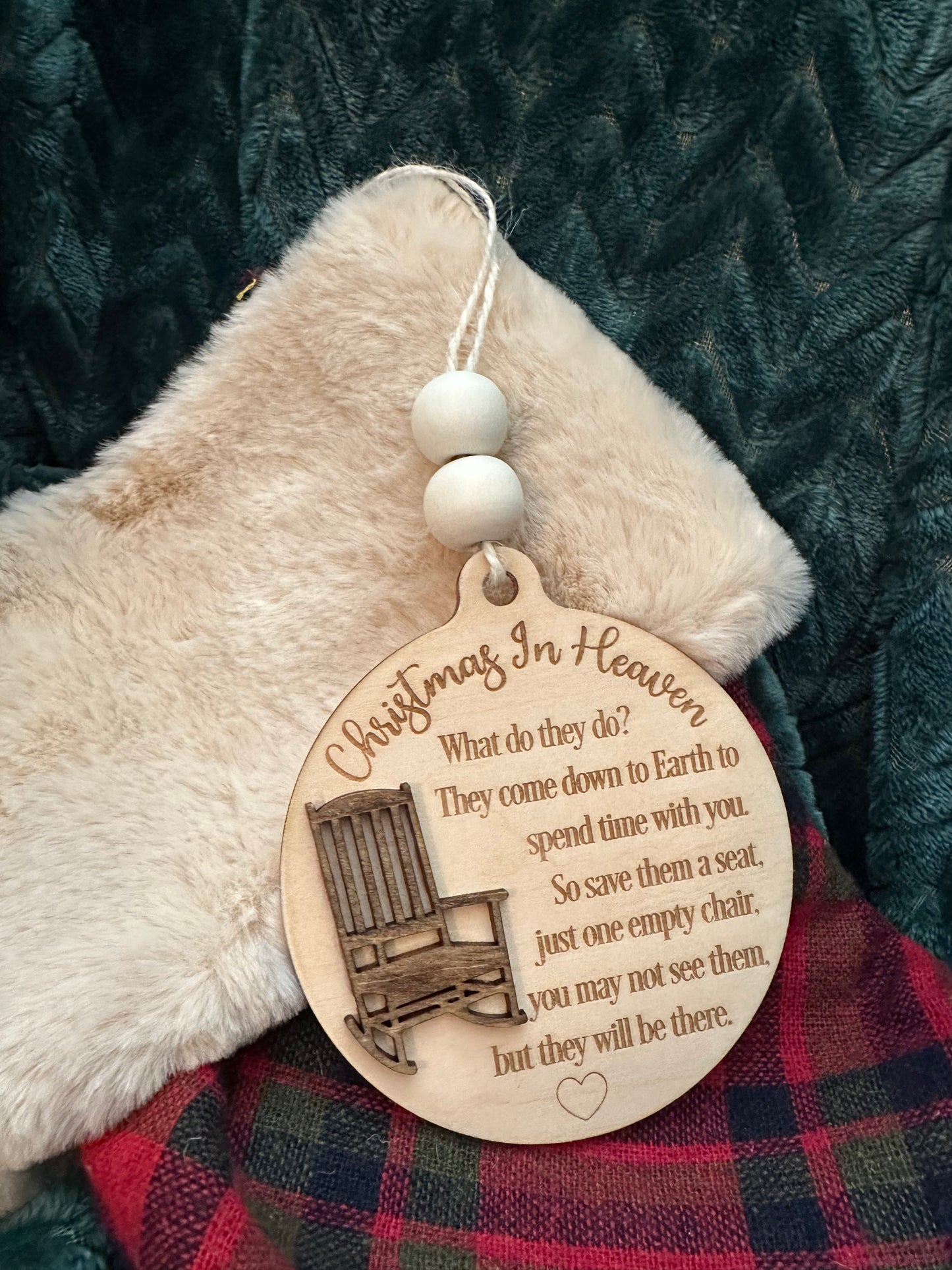 Christmas In Heaven Ornament/ Memorial Ornament