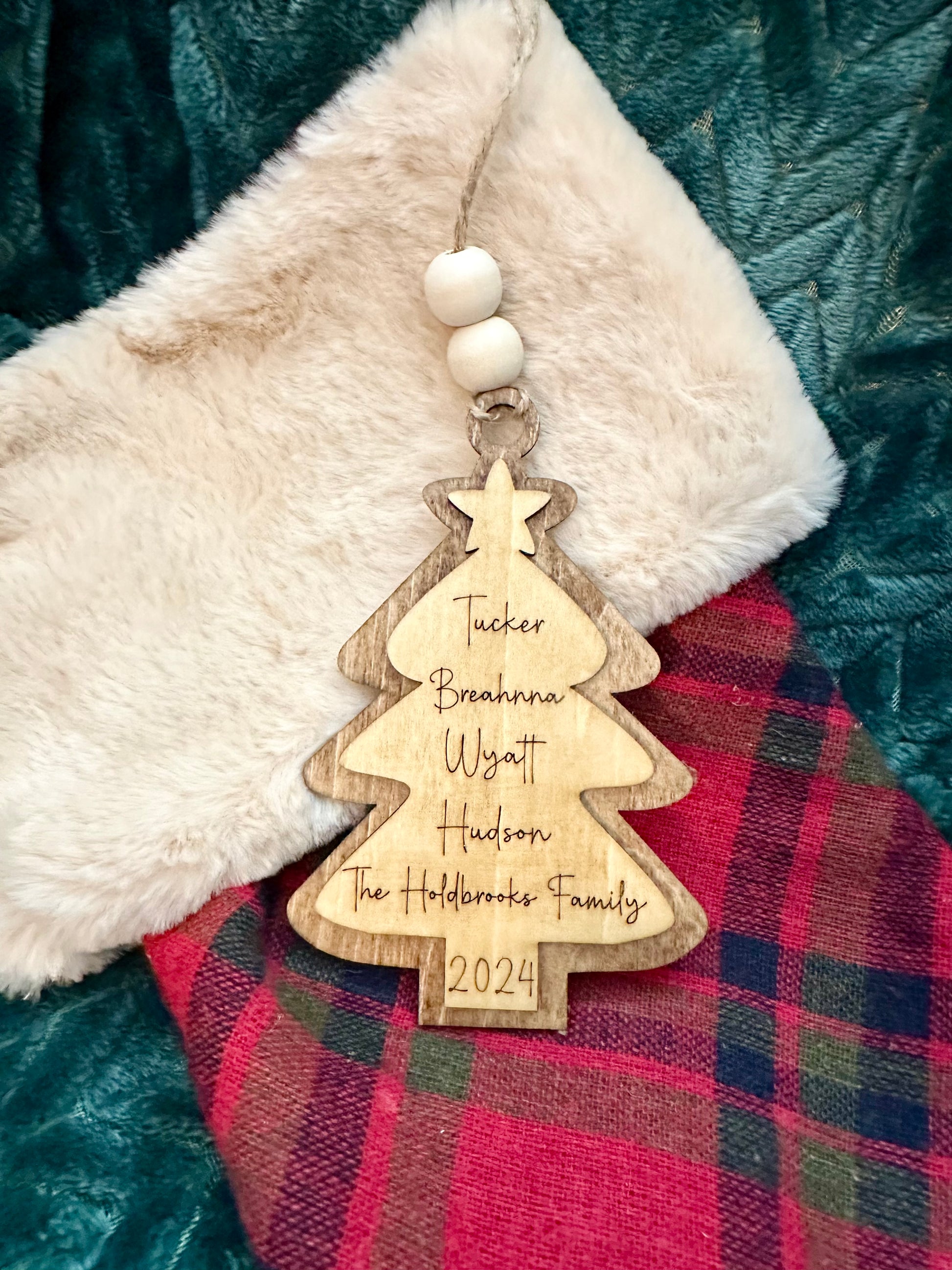 Family Name Ornament/ Christmas Tree