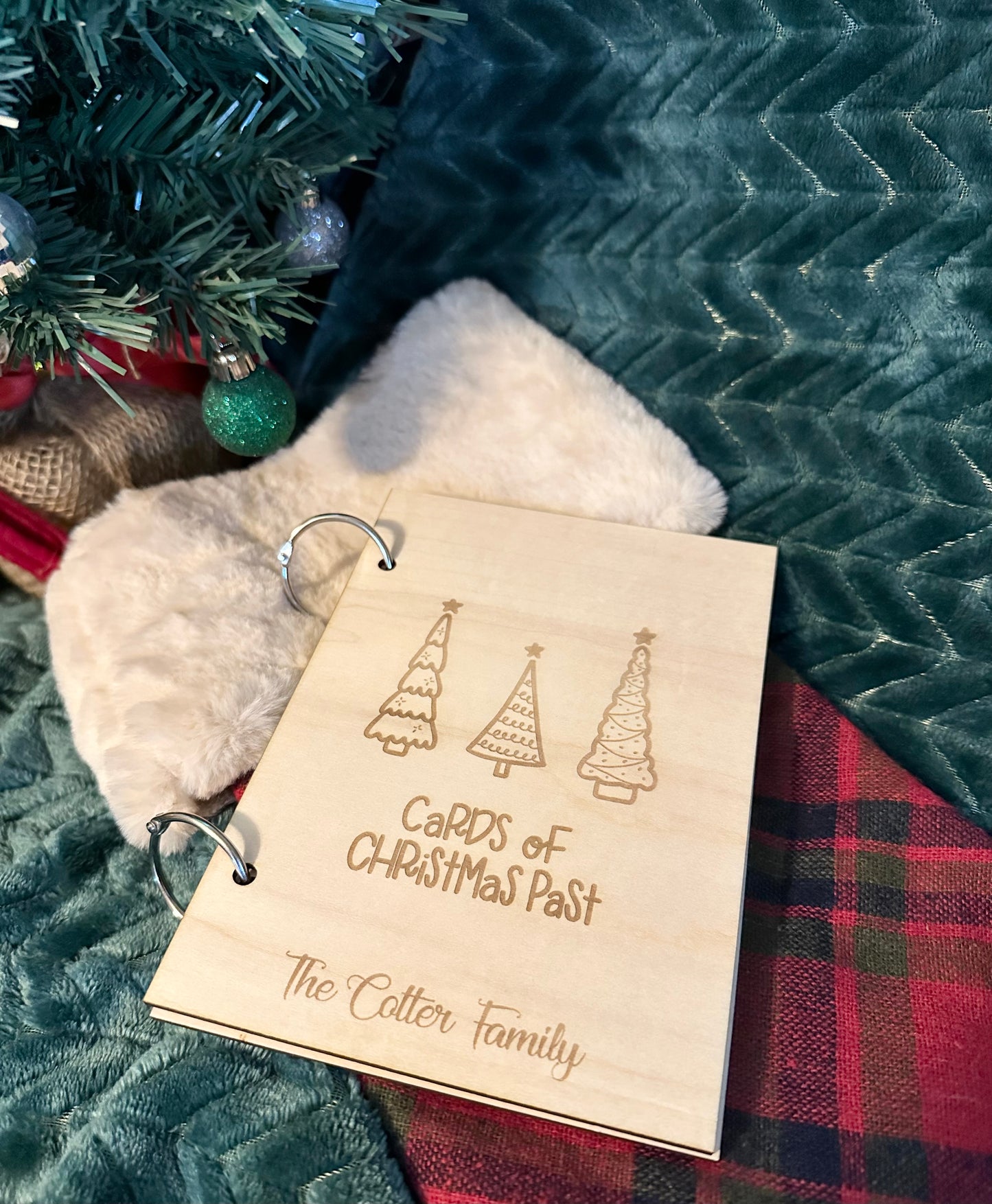 Christmas Card Keeper/ Wood Christmas Card Holder/ Wedding Card Holder/ Cards of Christmas Past/ Card Holder