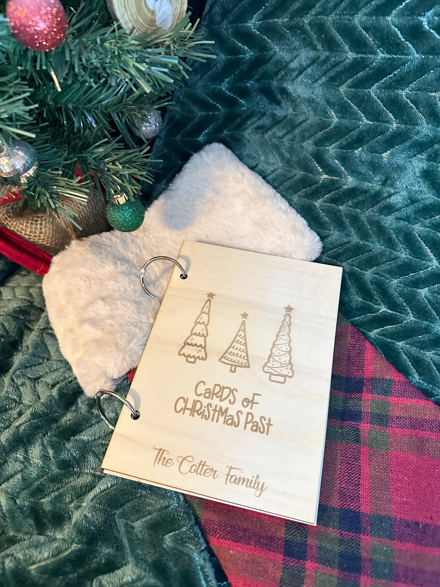 Christmas Card Keeper/ Wood Christmas Card Holder/ Wedding Card Holder/ Cards of Christmas Past/ Card Holder