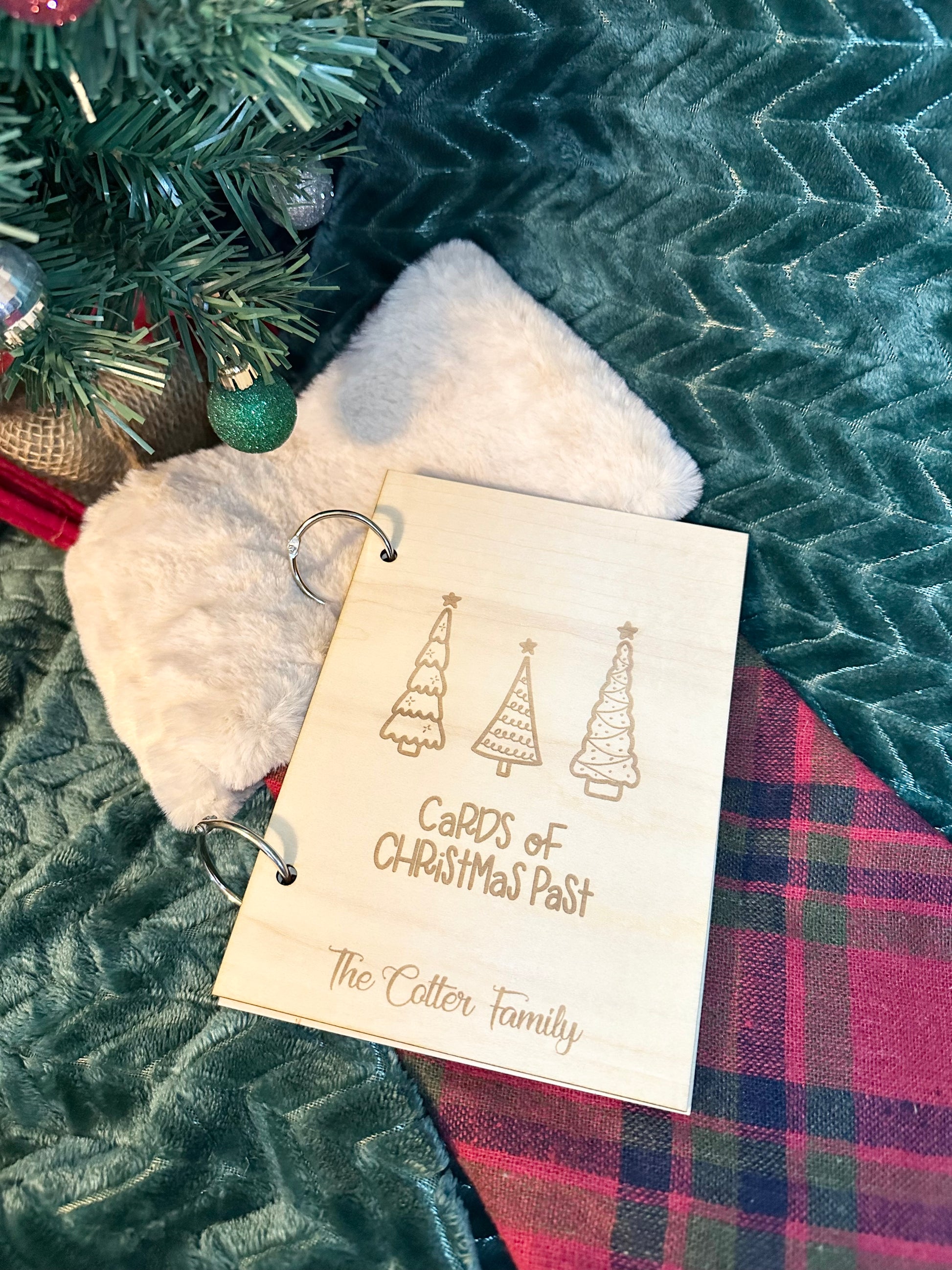 Christmas Card Keeper/ Wood Christmas Card Holder/ Wedding Card Holder/ Cards of Christmas Past/ Card Holder