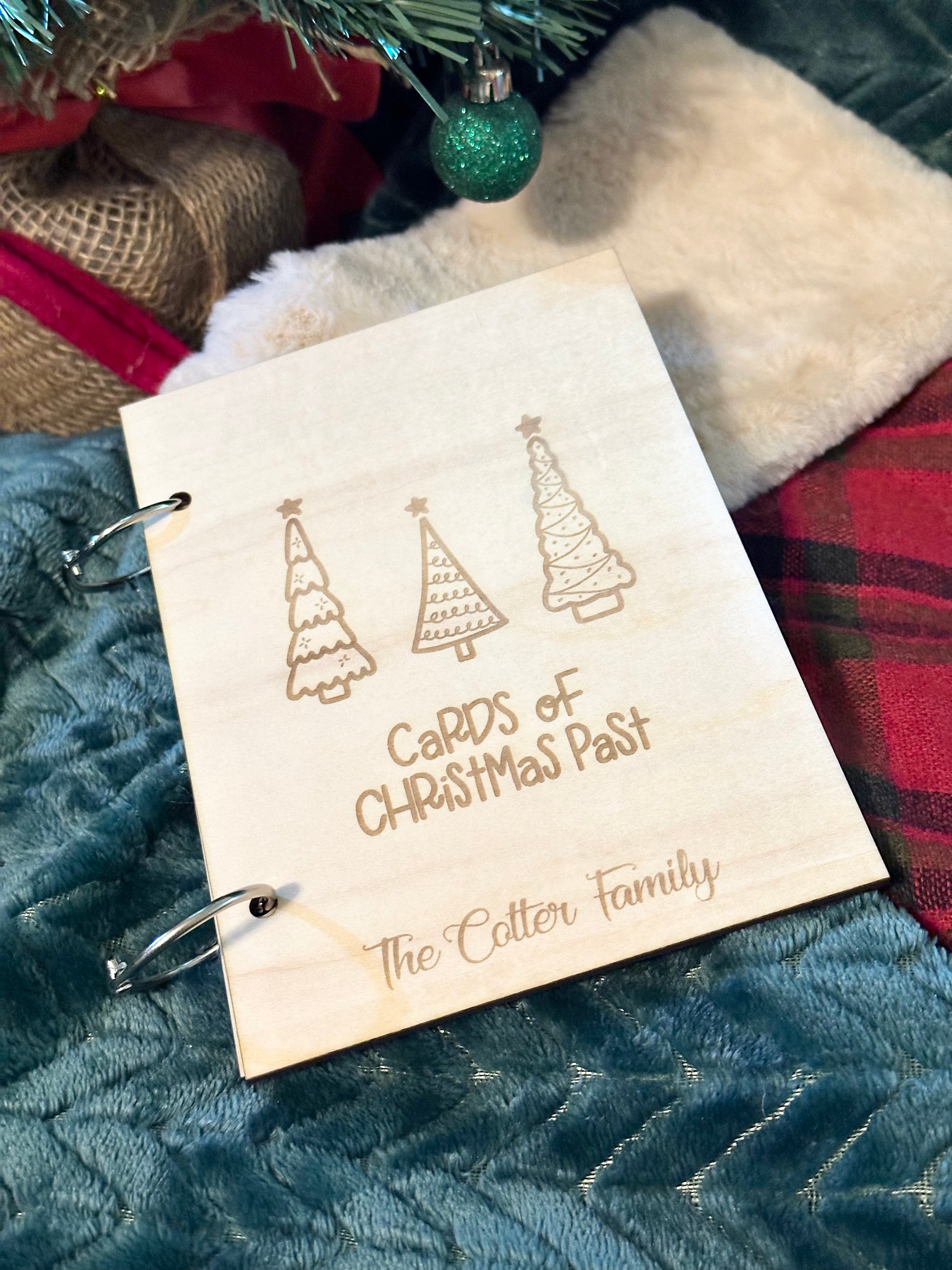 Christmas Card Keeper/ Wood Christmas Card Holder/ Wedding Card Holder/ Cards of Christmas Past/ Card Holder