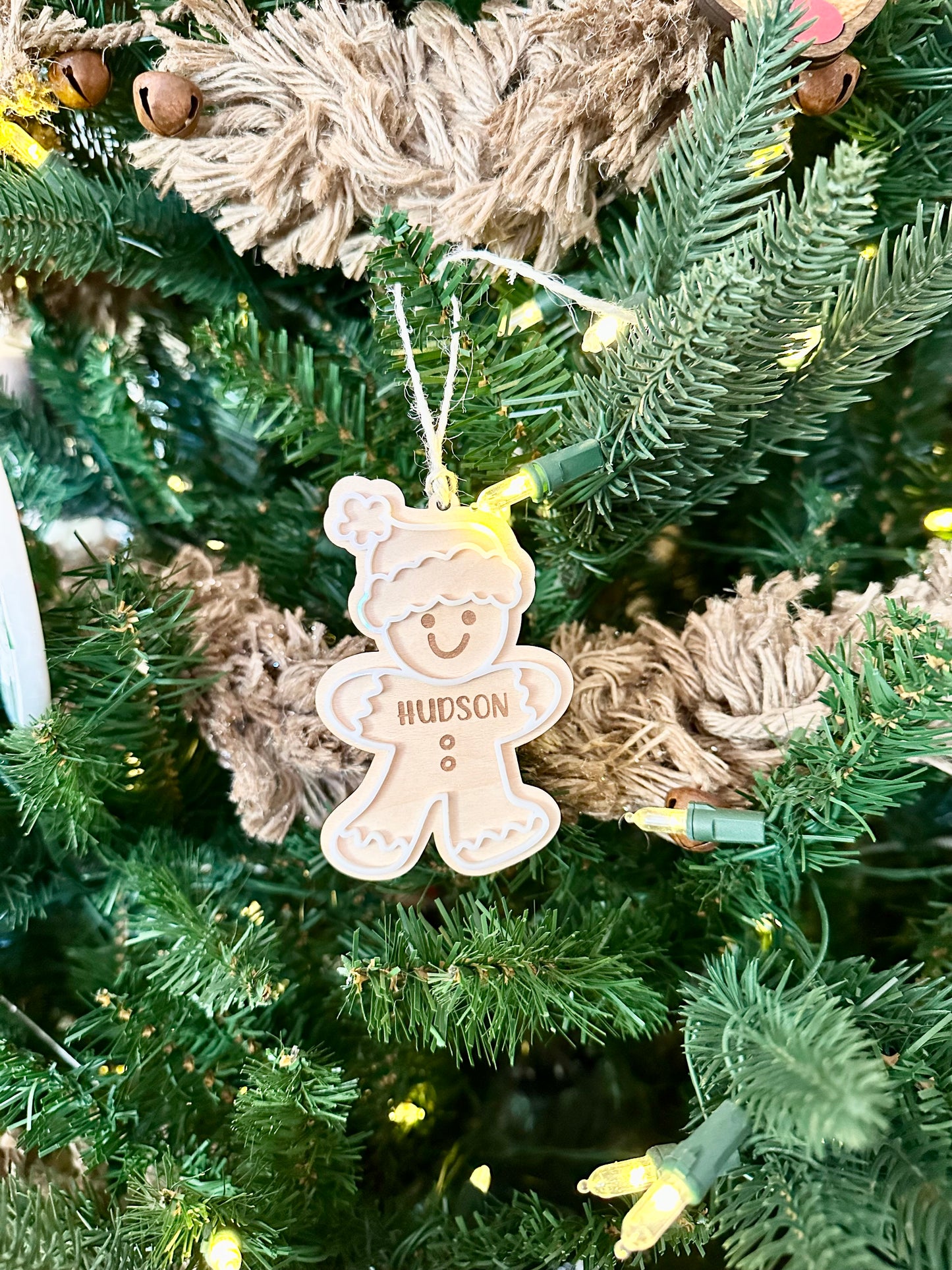 Personalized Kids Gingerbread Ornament/Gingerbread Family Ornament