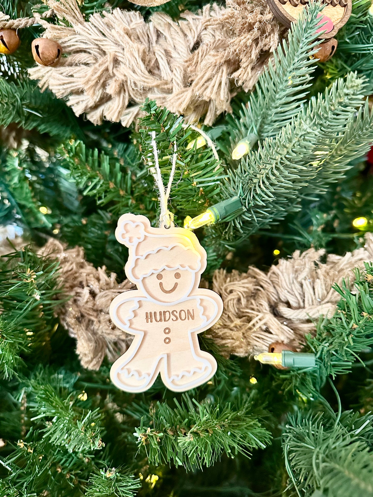 Personalized Kids Gingerbread Ornament/Gingerbread Family Ornament