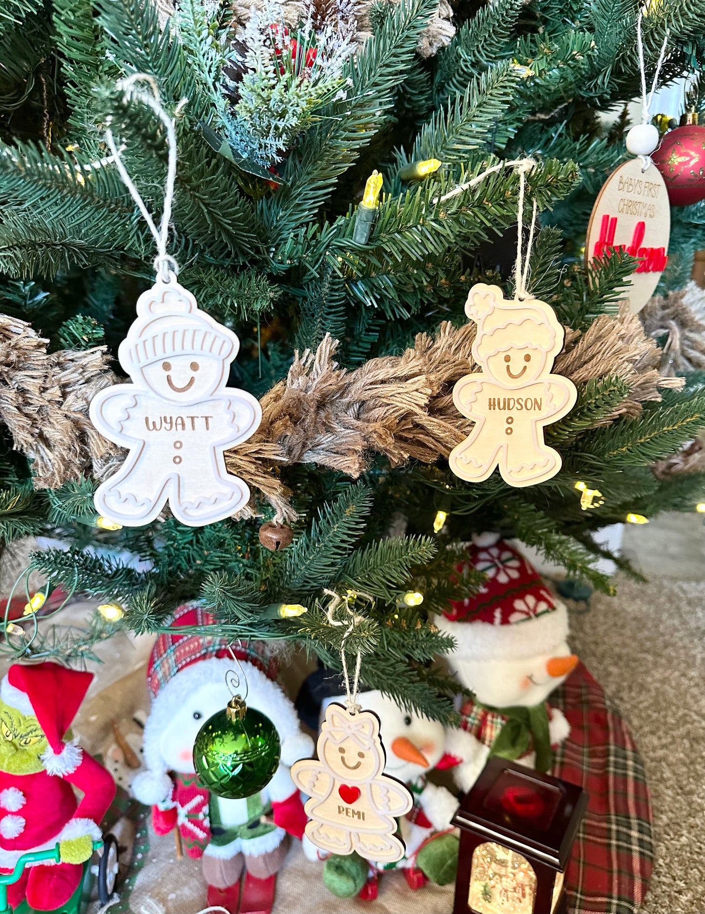 Personalized Kids Gingerbread Ornament/Gingerbread Family Ornament