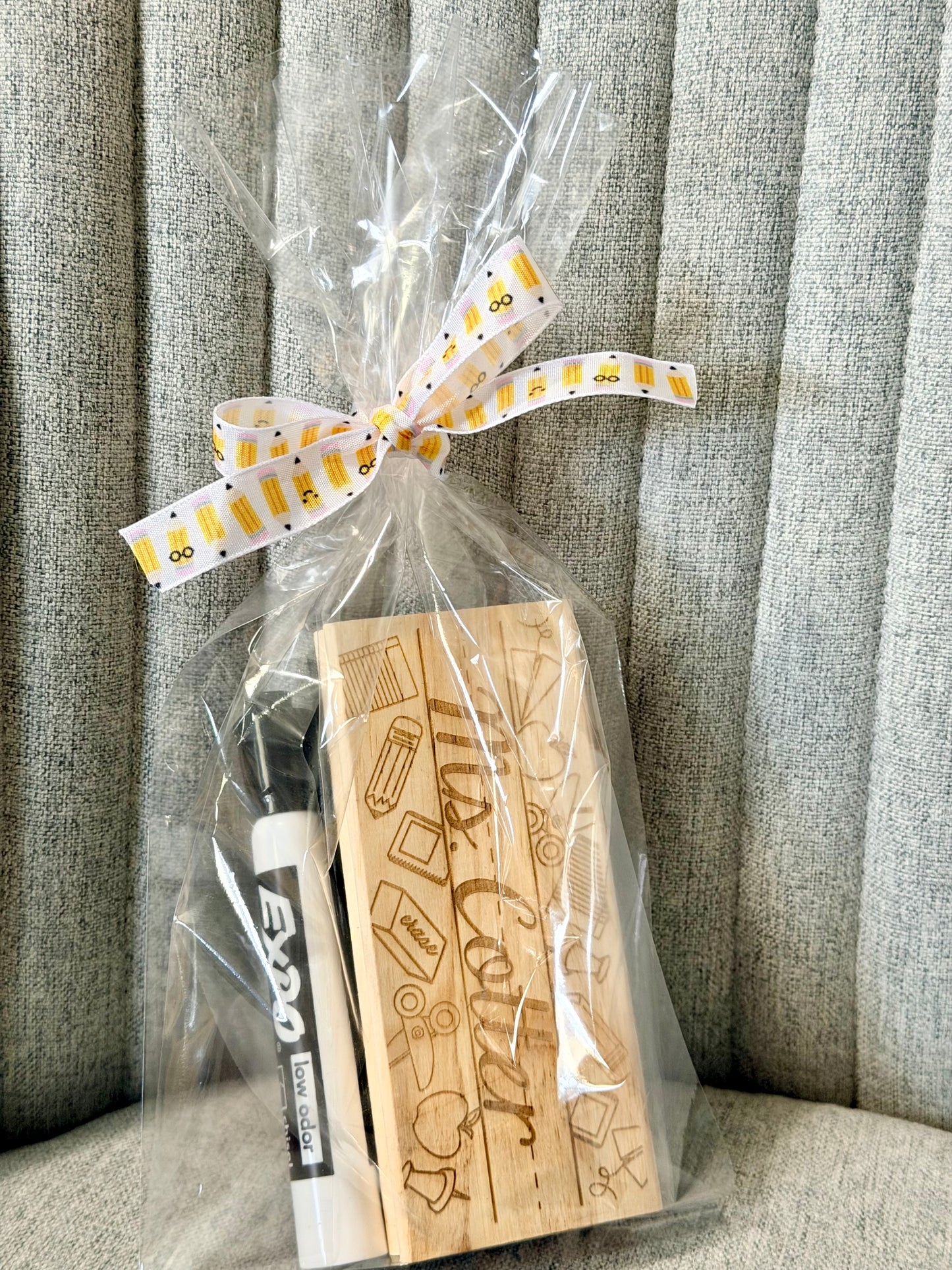 Personalized Teacher Chalkboard Eraser, Chalkboard Eraser, Teacher Gift, chalkboard eraser, personalized teacher gift
