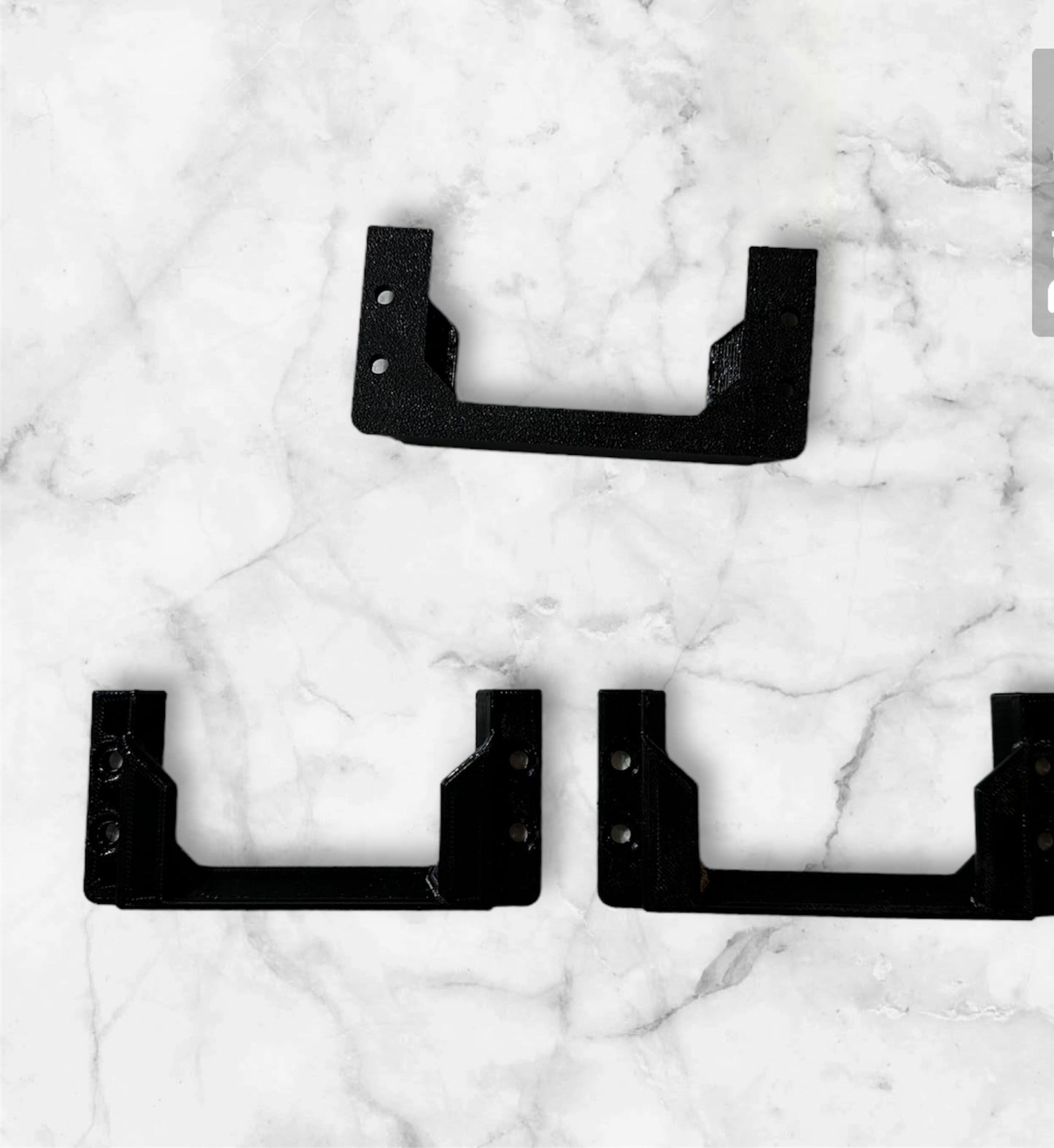 Flat Double wall mounts for Milwaukee Packout 3D Printed