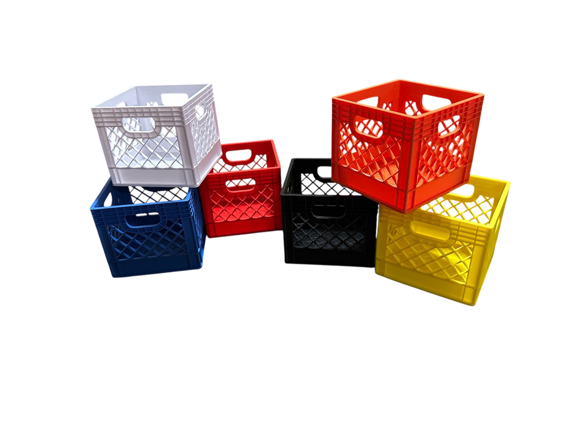 Mini Milk Crate/ Storage container/milk crate/ Desk Organization/Toy Storage