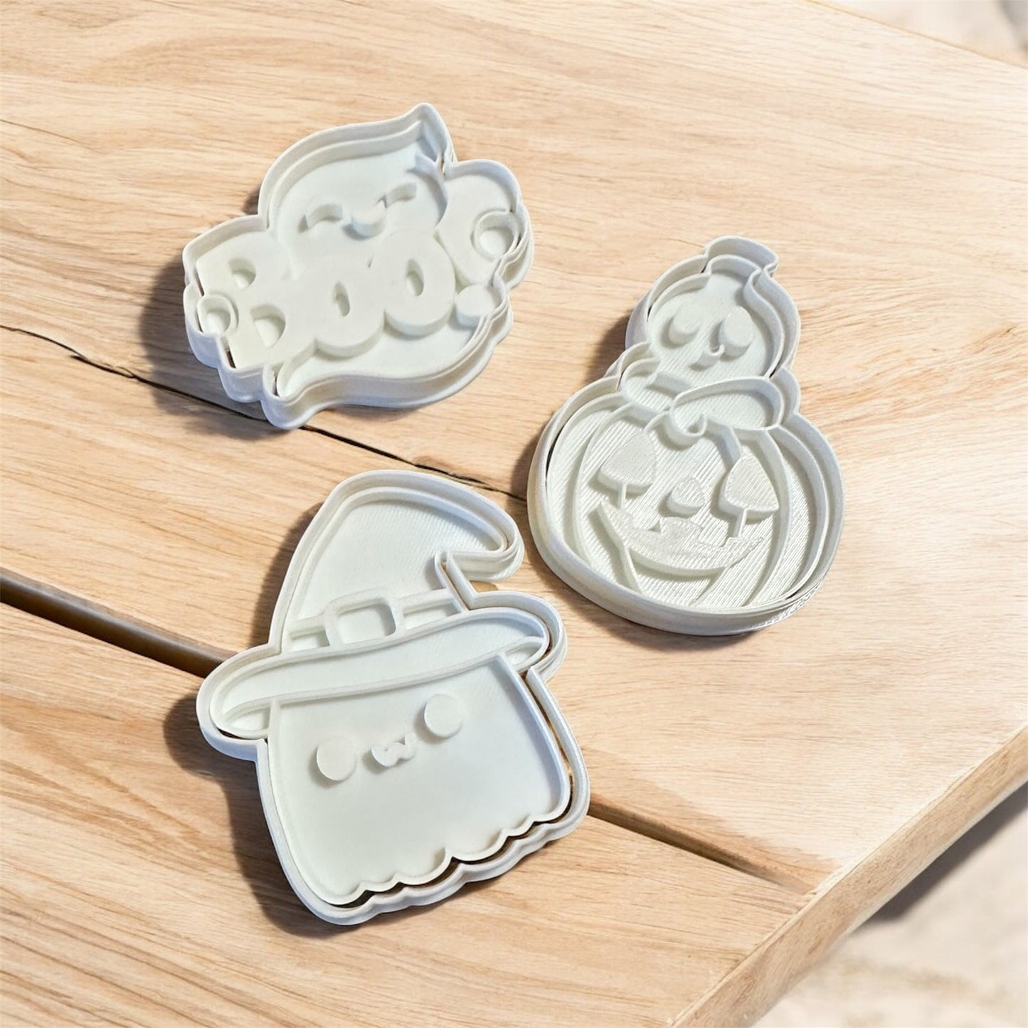 Halloween cookies, ghost cookies, fall cookie cutter stamp, pumpkin cutter