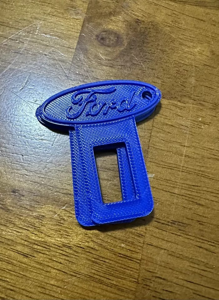 2 Universal ford design Car Seat Belt Clips/ keychain 