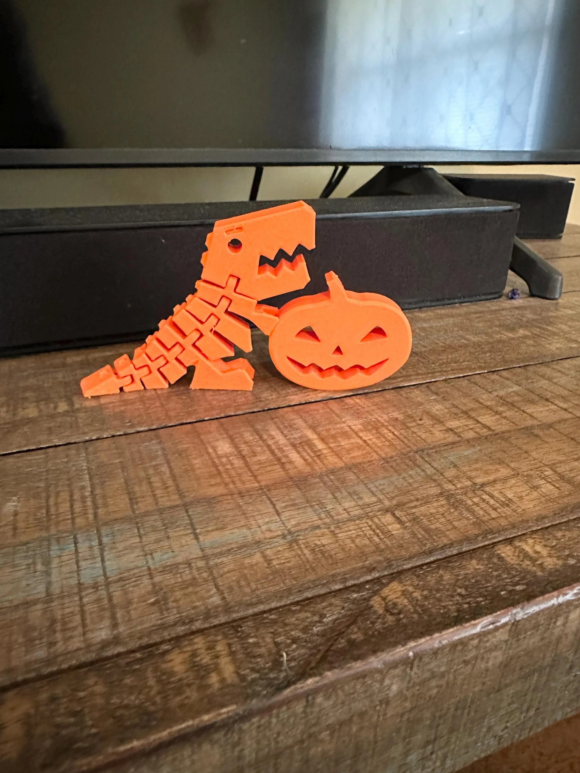 Dinosaur Pumpkin Flexi/articulated dinosaur/fall dinosaur