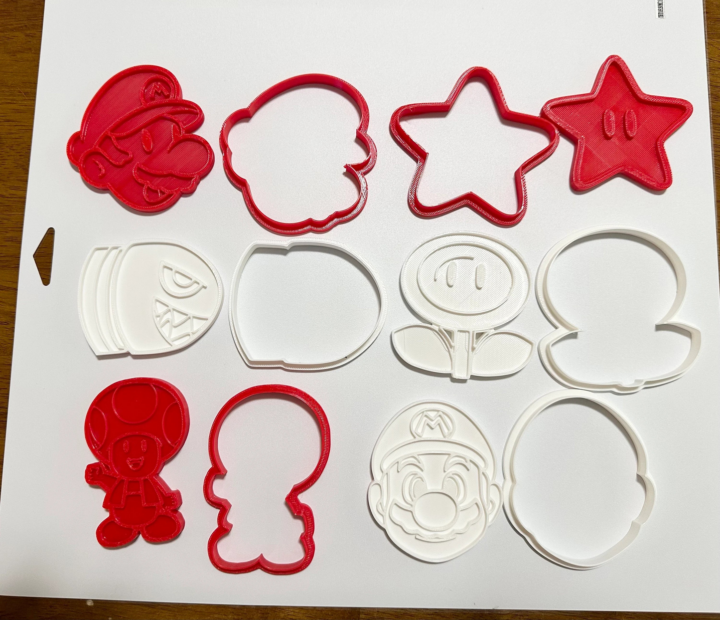 Super Mario inspired cookie cutter set/set of 13