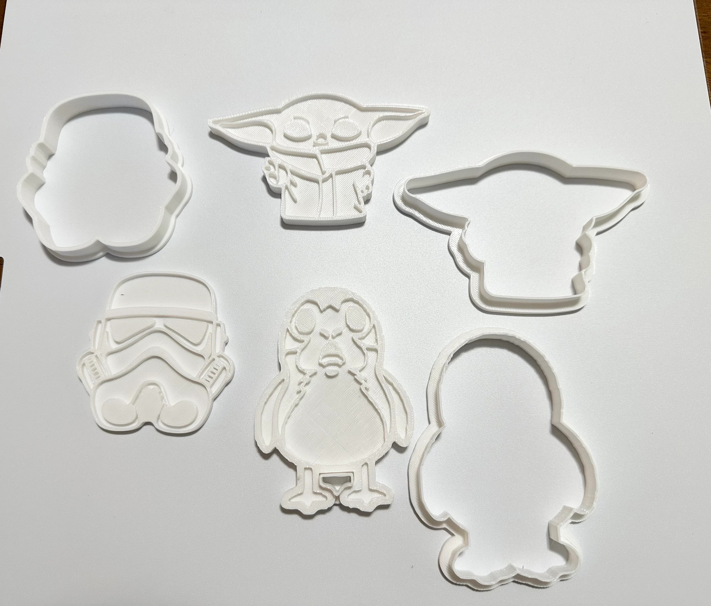 Star Wars cookie cutter/stamps/ set of 12