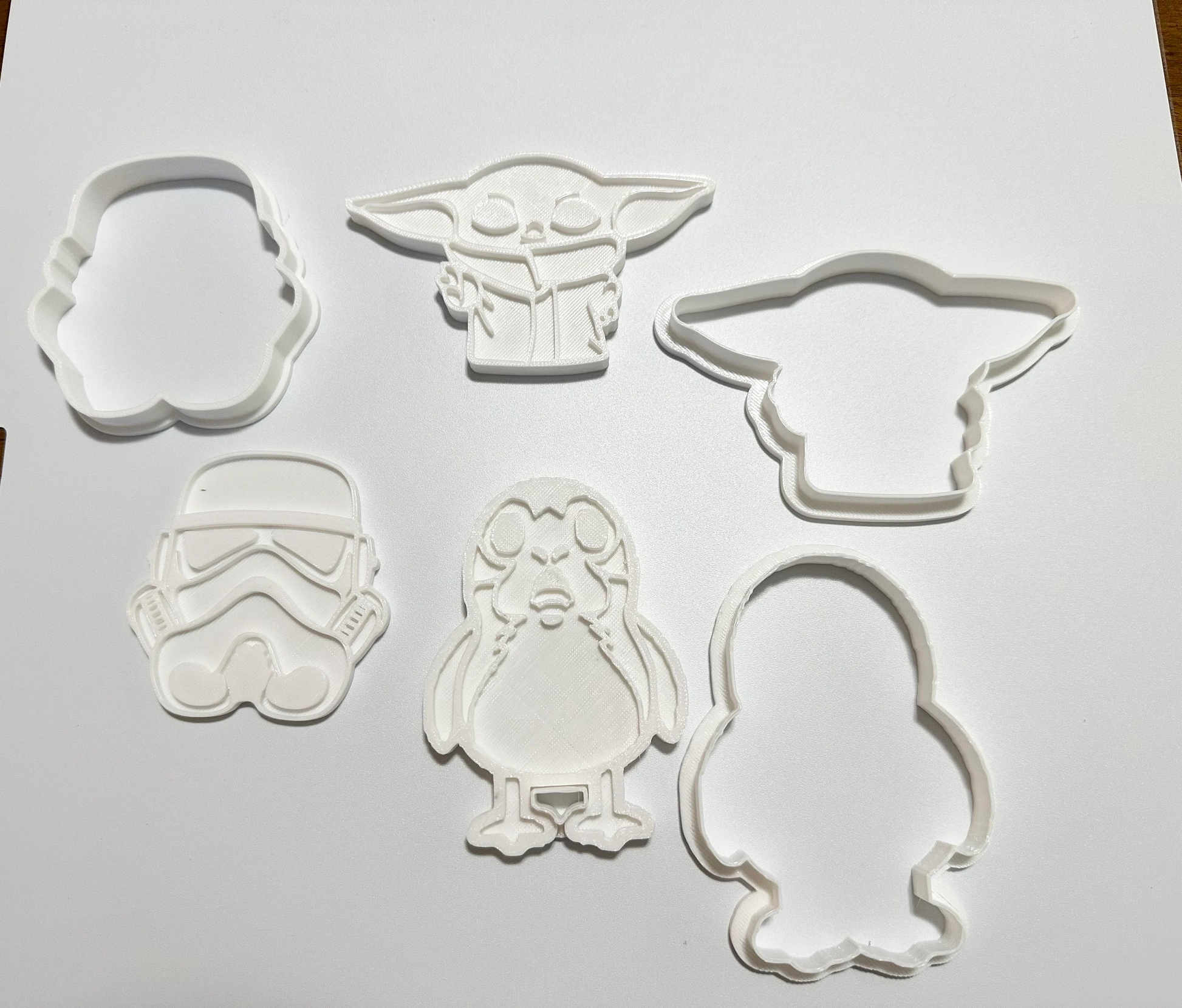 Star Wars cookie cutter/stamps/ set of 12
