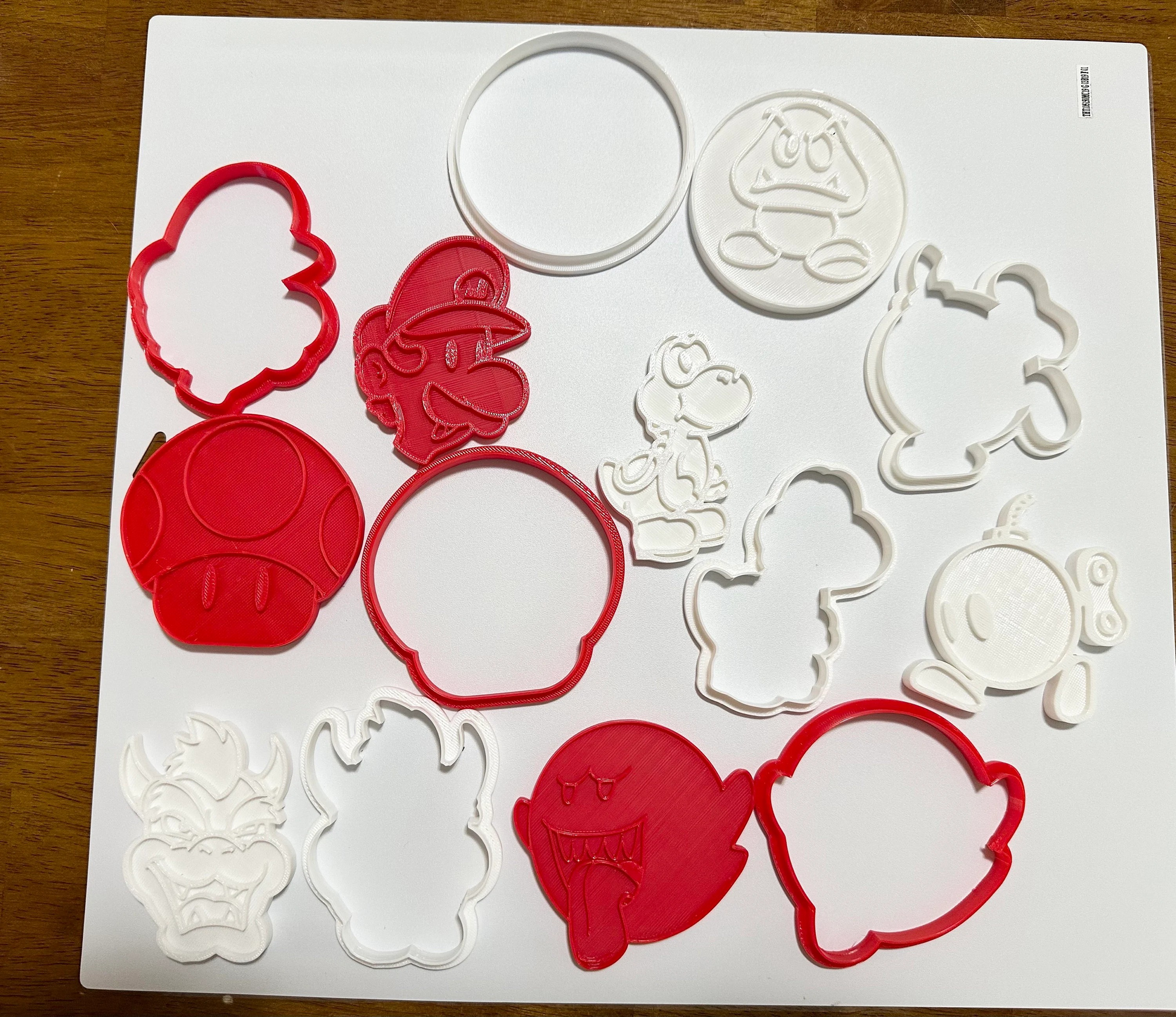 Super Mario inspired cookie cutter set/set of 13
