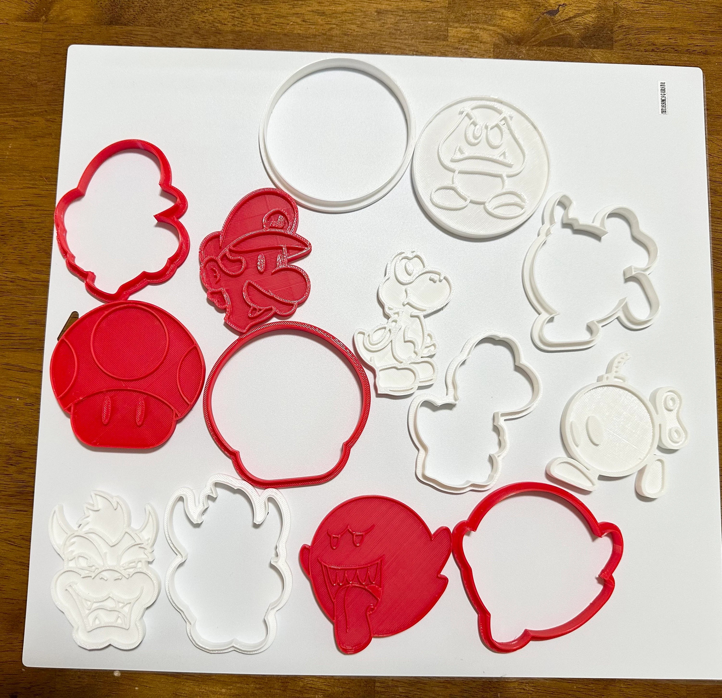 Super Mario inspired cookie cutter set/set of 13