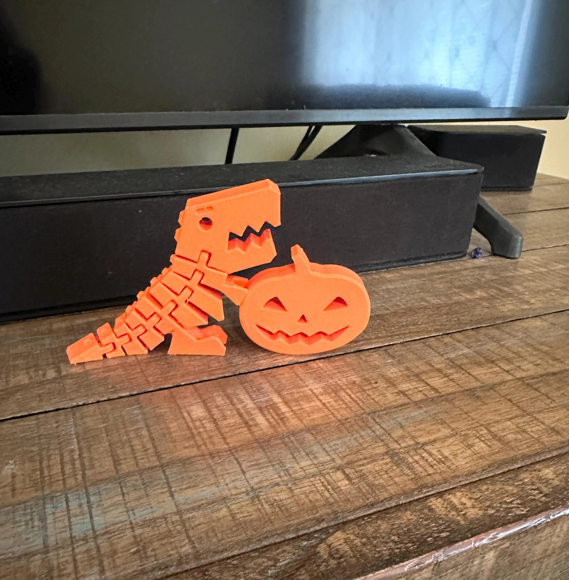 Dinosaur Pumpkin Flexi/articulated dinosaur/fall dinosaur