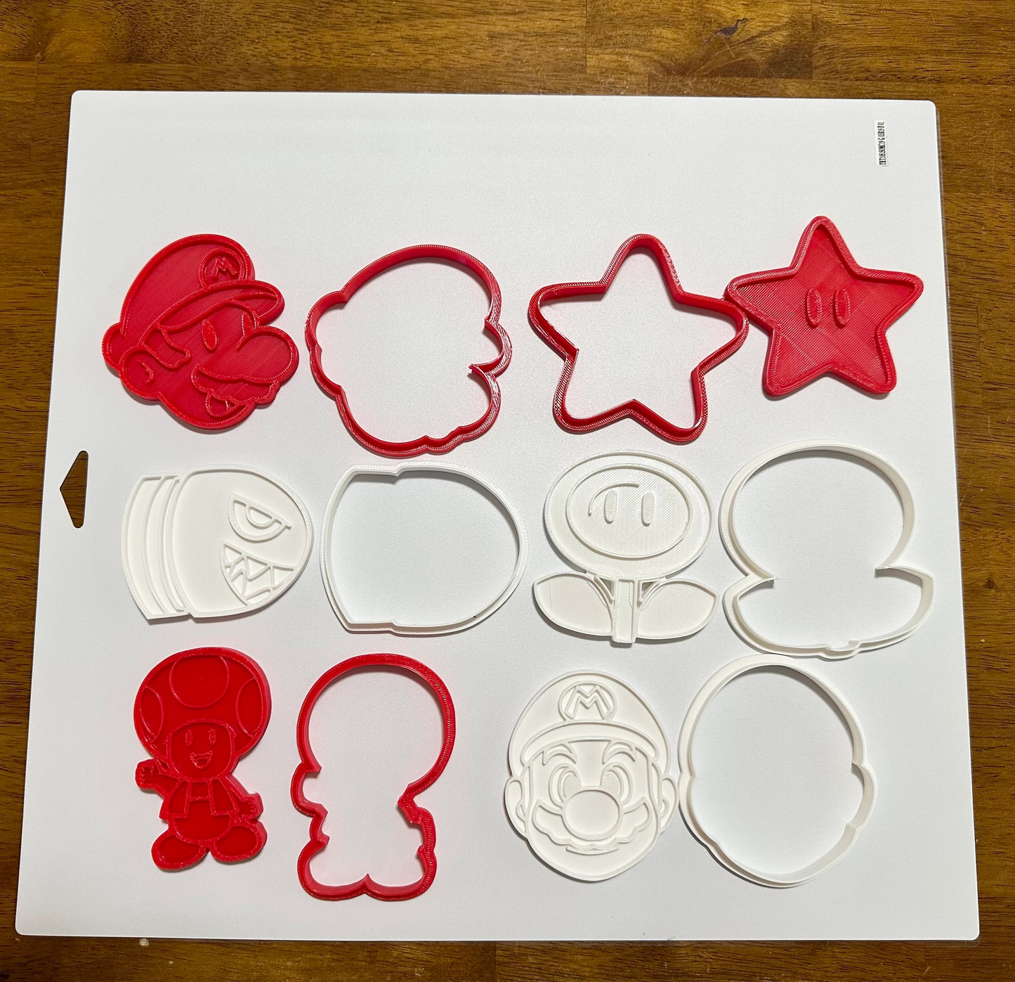 Super Mario inspired cookie cutter set/set of 13